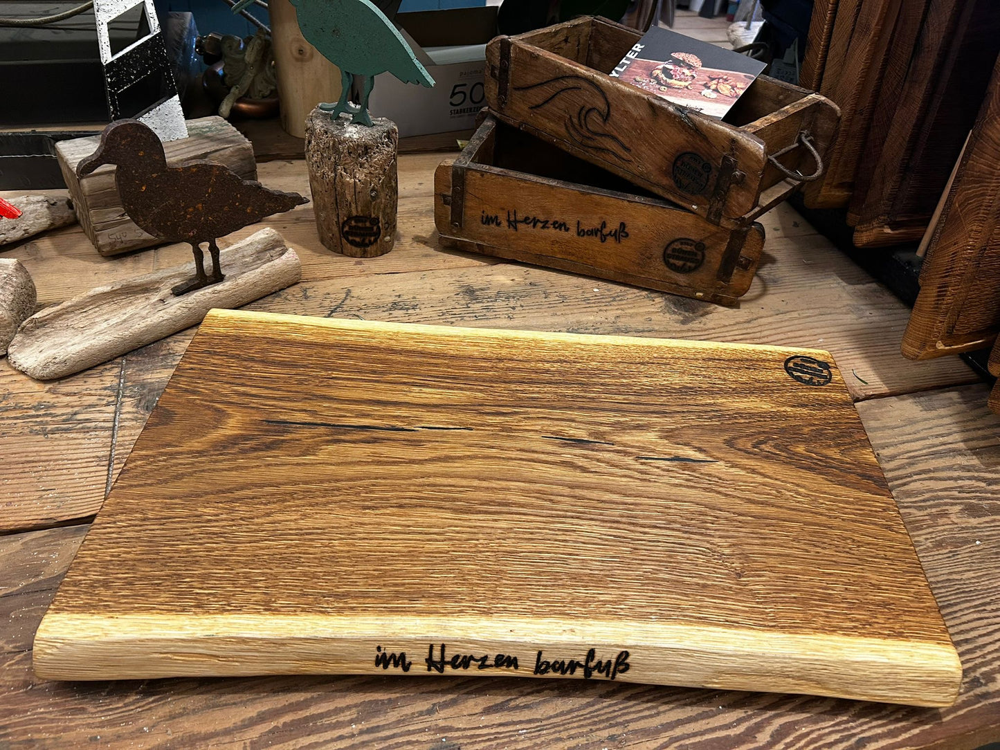 Sylter-Bohle Schneidebrett • von Hand graviert