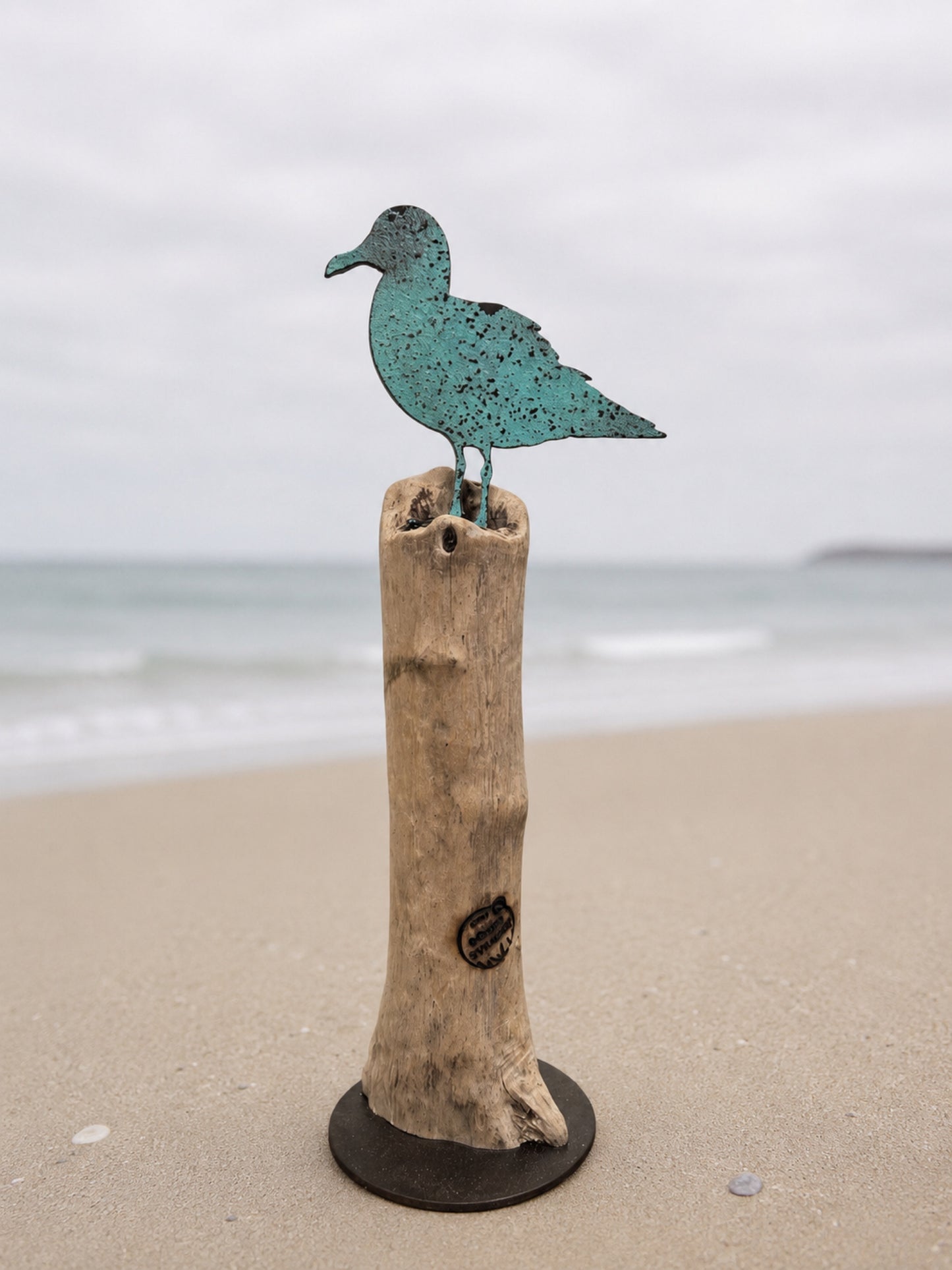 Driftwood Skulptur „Möwe Kalle“