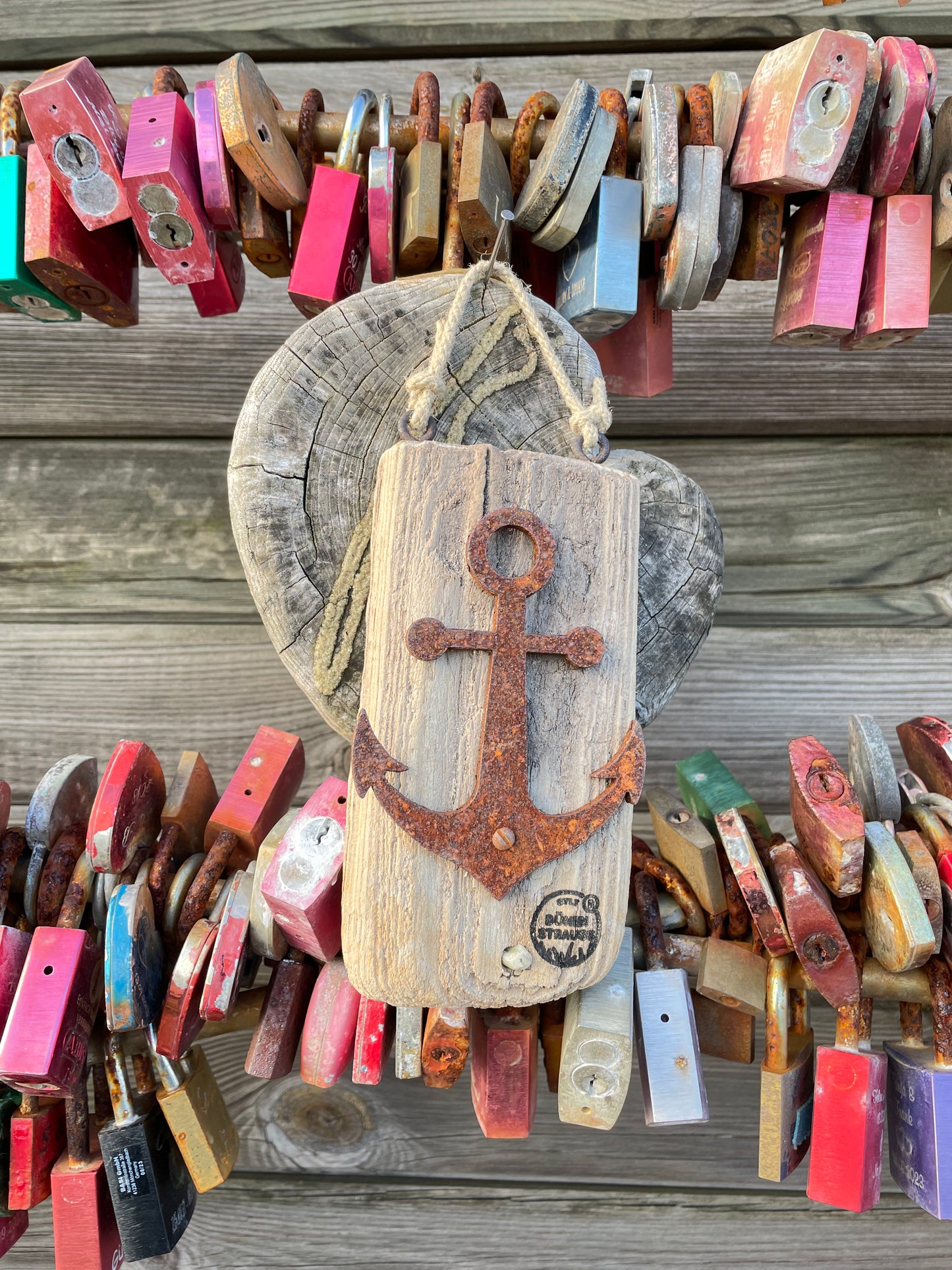 Driftwood-Schild • ⚓️ Anker