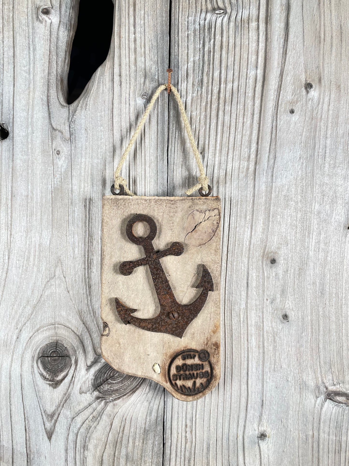 Driftwood-Schild • ⚓️ Anker