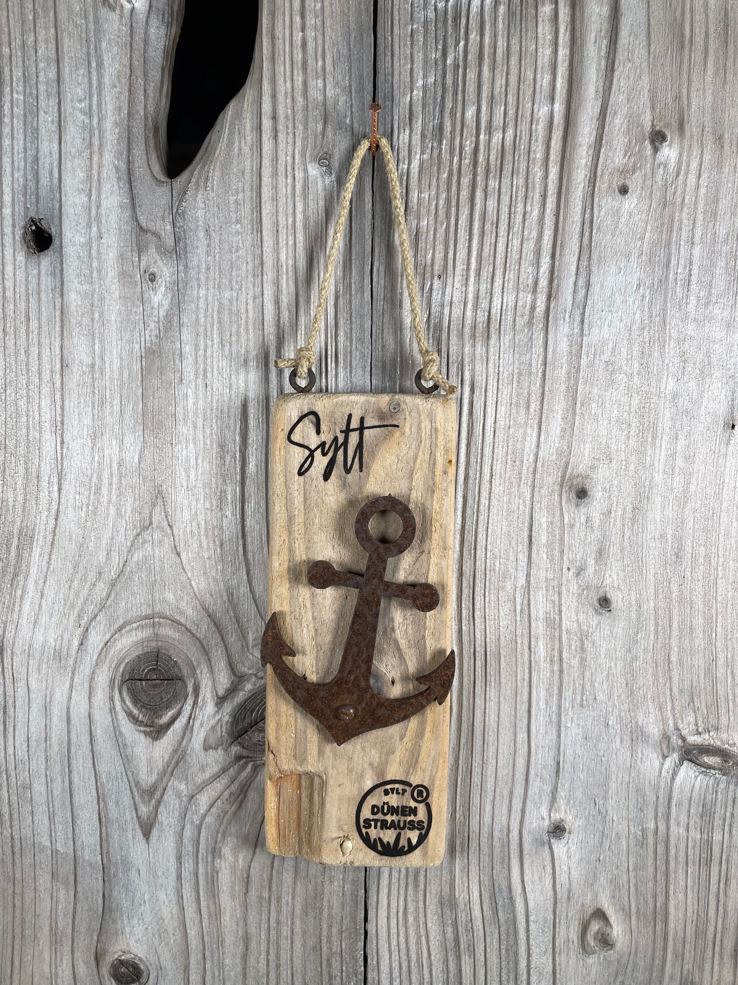 Driftwood-Schild • ⚓️ Anker