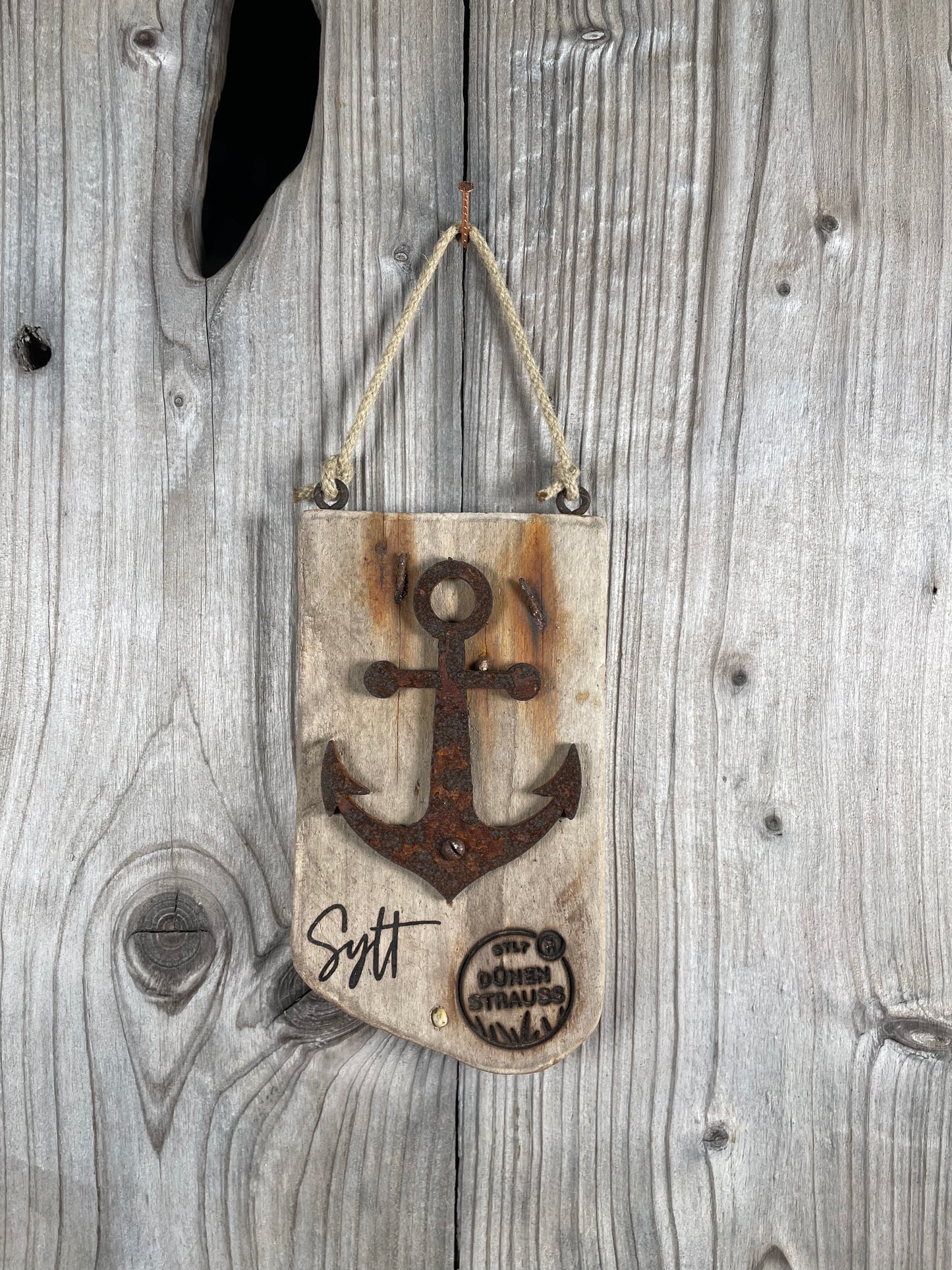 Driftwood-Schild • ⚓️ Anker