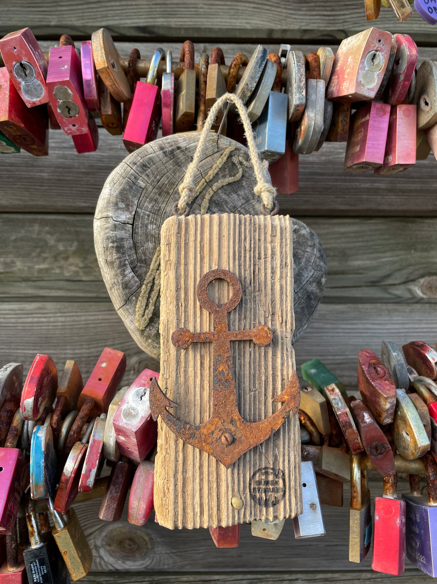 Driftwood-Schild • ⚓️ Anker