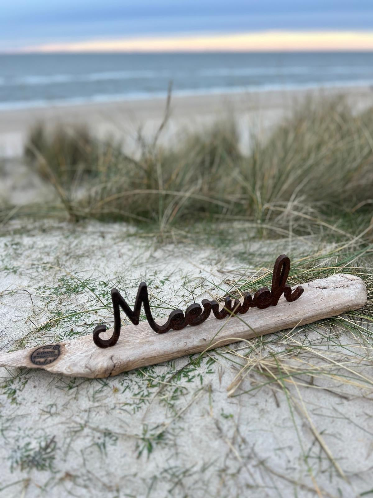 🌊 Driftwood Skulptur „Meerweh“ – Wenn das Herz nach Küste ruft