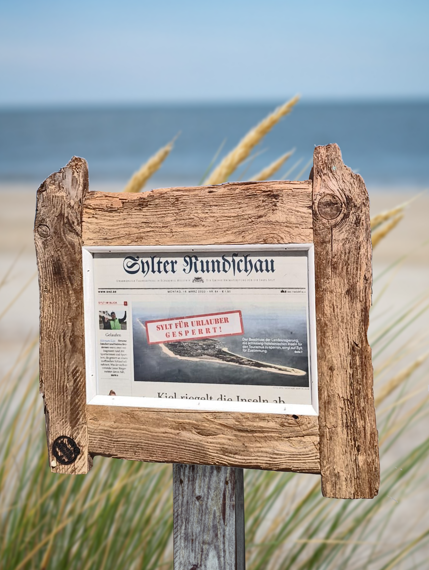 Driftwood-Bilderrahmen