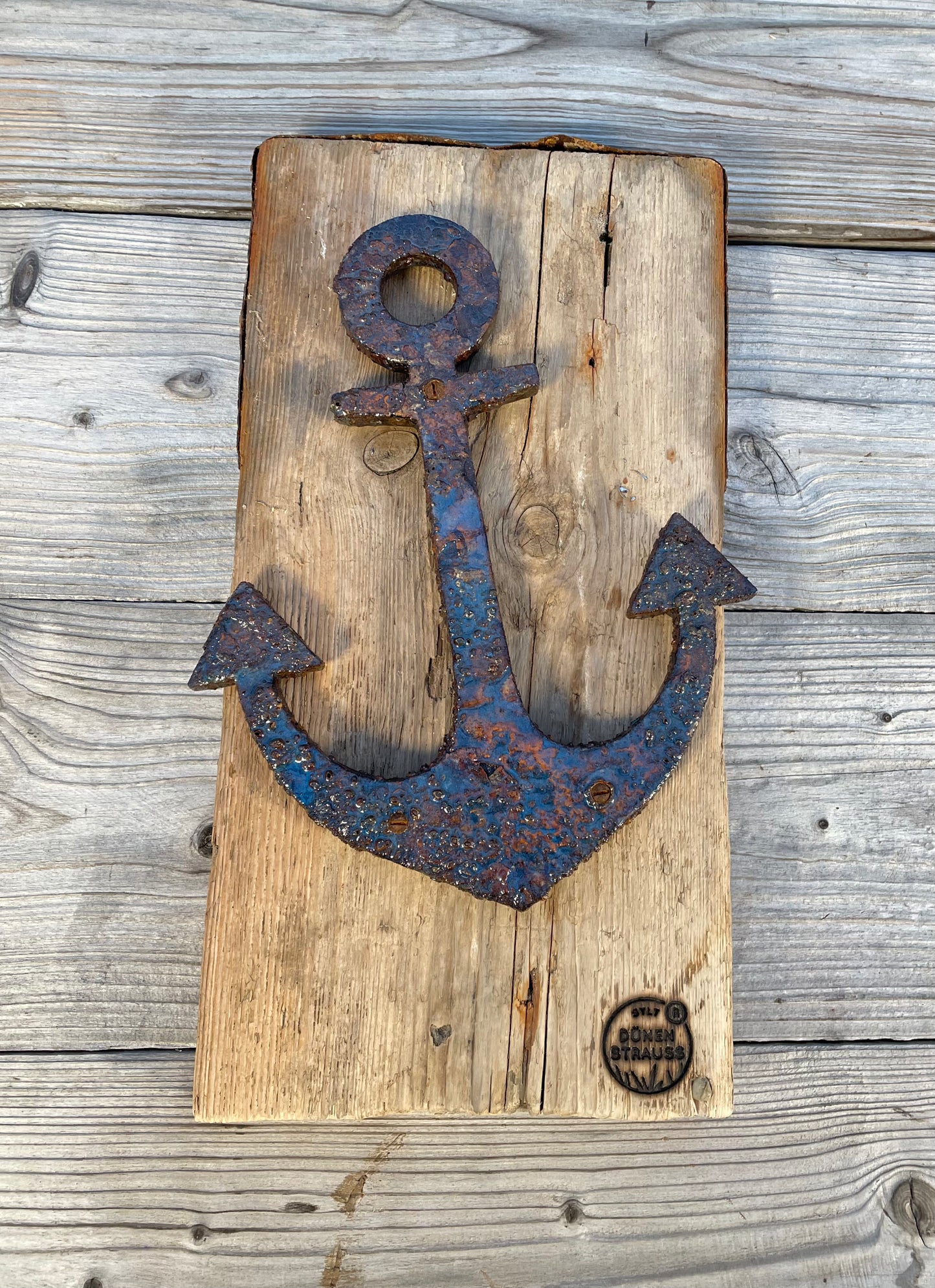 Driftwood Schilder mit Barnacles • Jolly Roger ☠️• Anker • Seepferdchen u.v.m ⚓️ Unikate