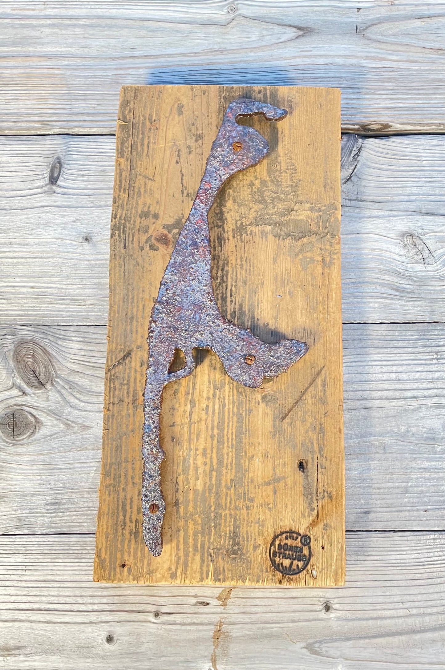 Driftwood Schilder mit Barnacles • Jolly Roger ☠️• Anker • Seepferdchen u.v.m ⚓️ Unikate