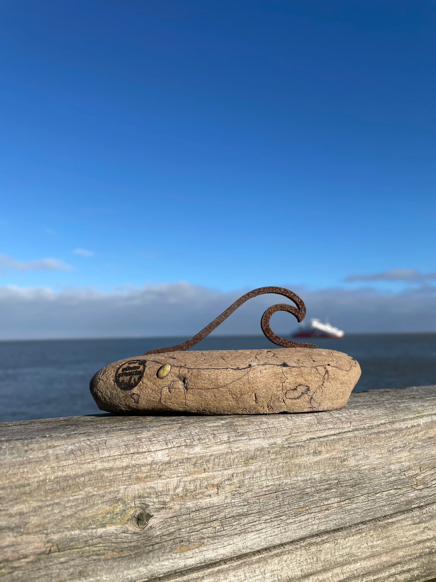 Mini • Driftwood • Wellen • Skulptur