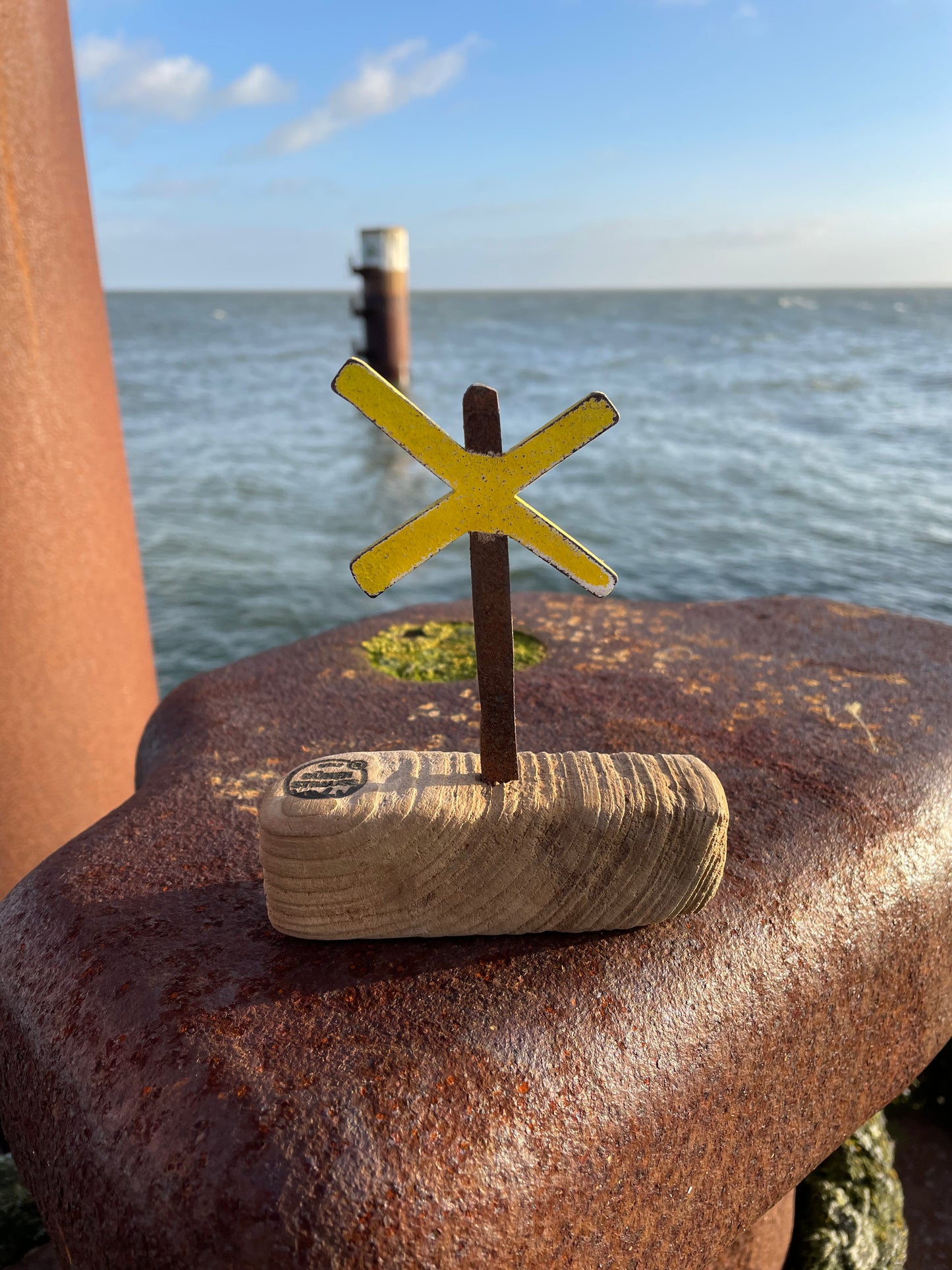 Mini Driftwood Skulpturen Buhnenkreuz