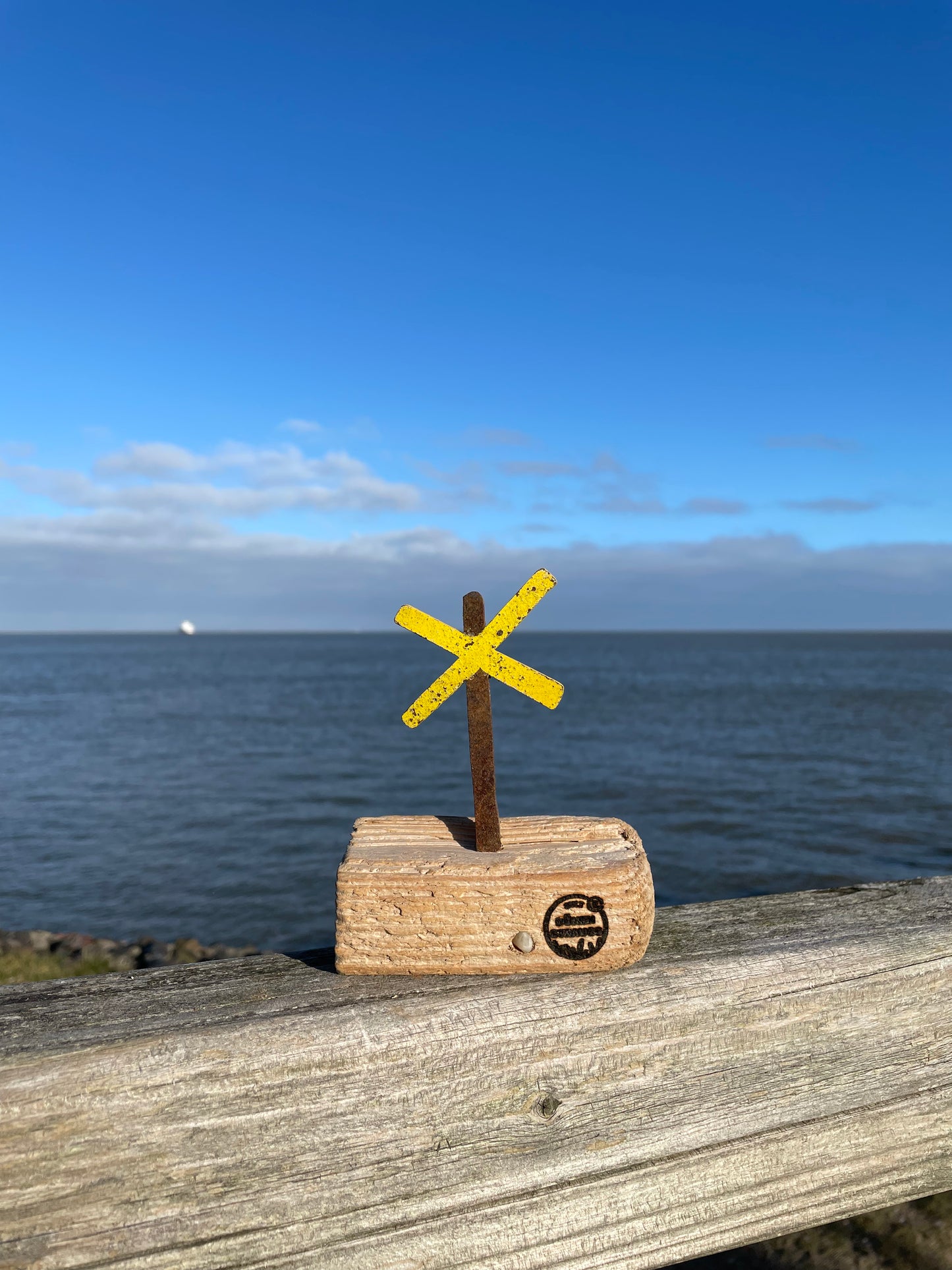 Mini Driftwood Skulpturen Buhnenkreuz