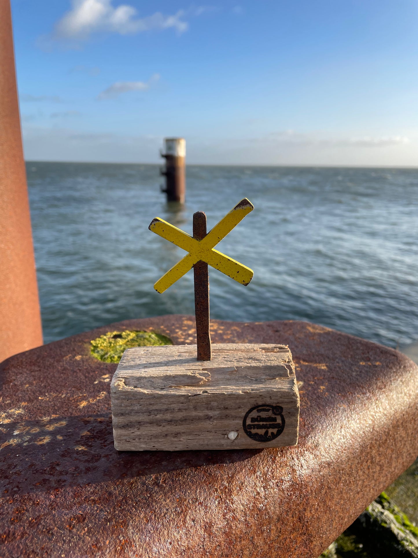 Mini Driftwood Skulpturen Buhnenkreuz