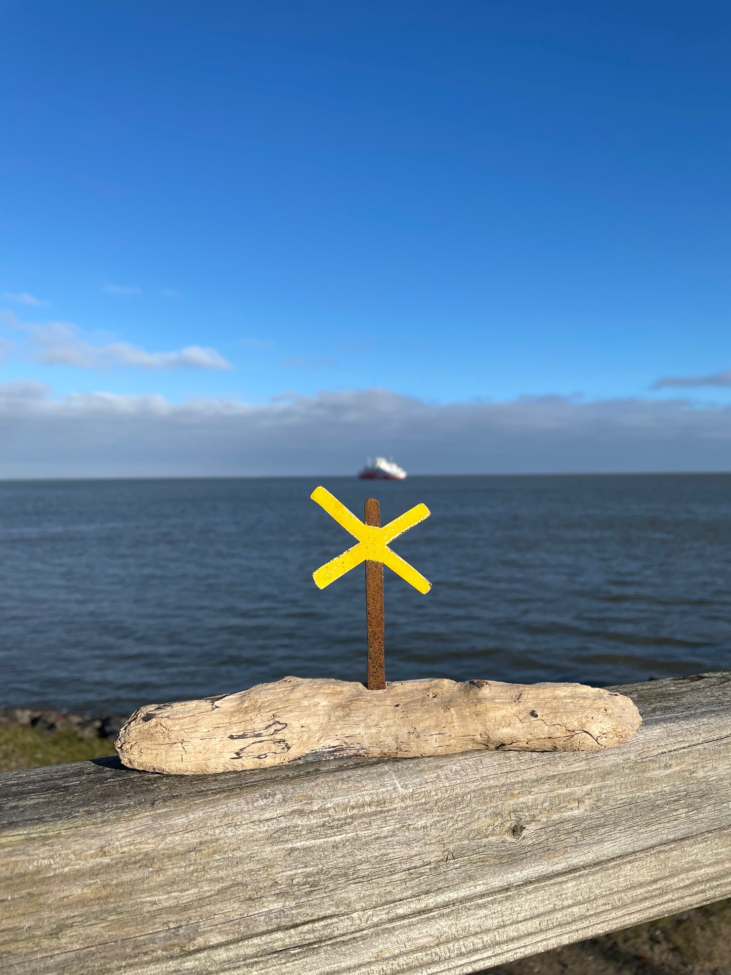 Mini Driftwood Skulpturen Buhnenkreuz