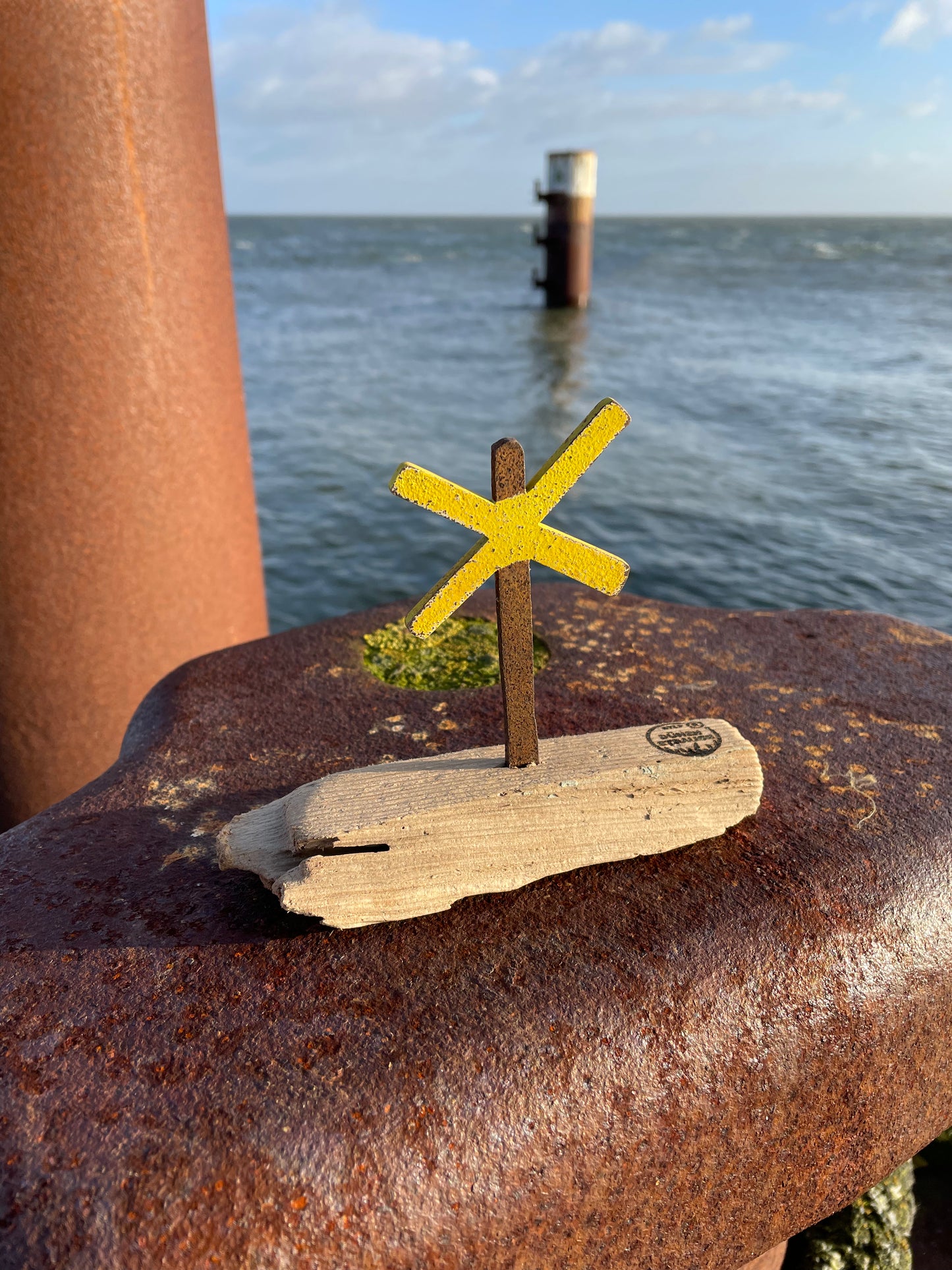 Mini Driftwood Skulpturen Buhnenkreuz