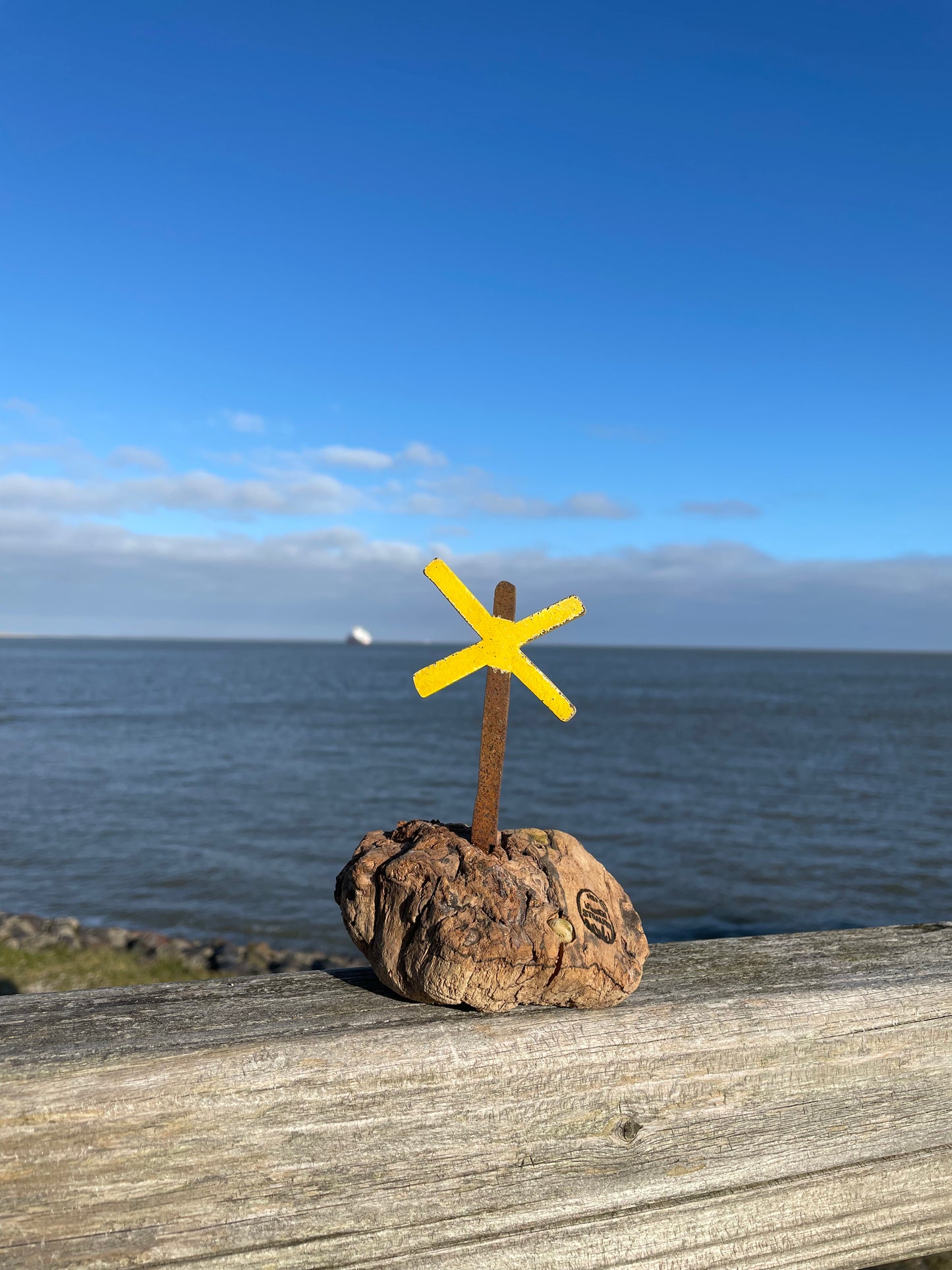 Mini Driftwood Skulpturen Buhnenkreuz