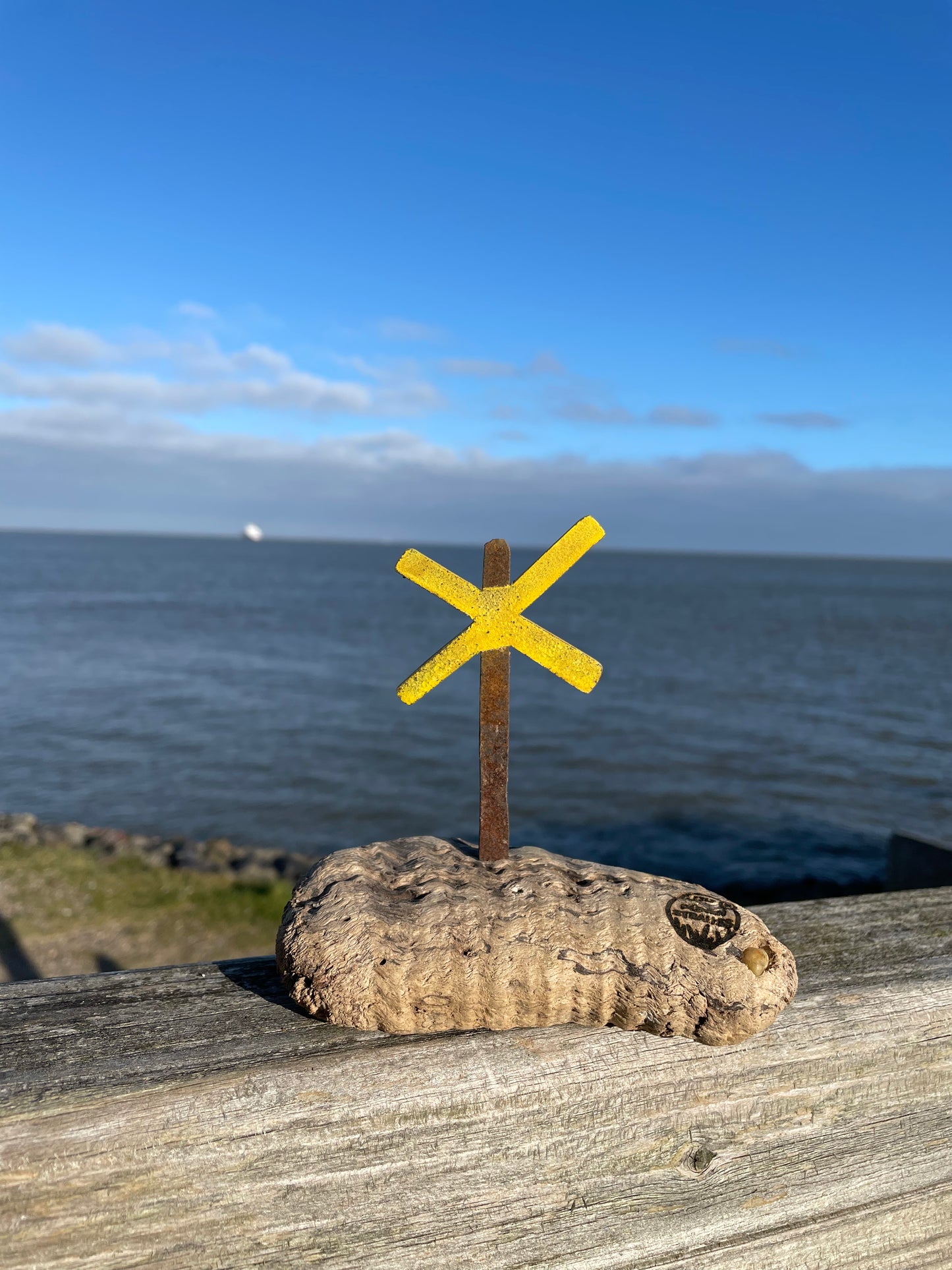 Mini Driftwood Skulpturen Buhnenkreuz