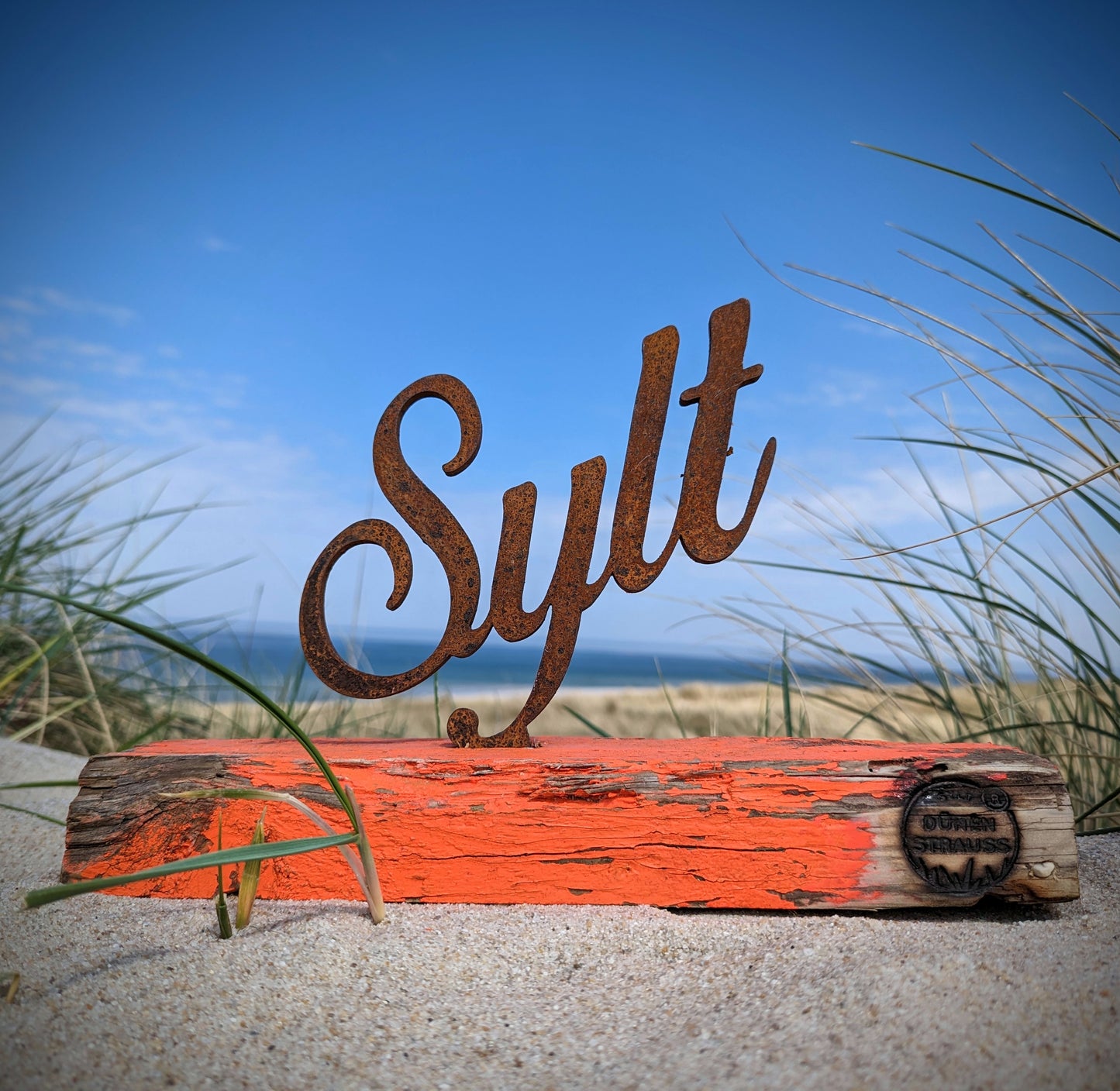 Driftwood Skulpturen • Sylt Schriftzug oder Sylt Koordinaten