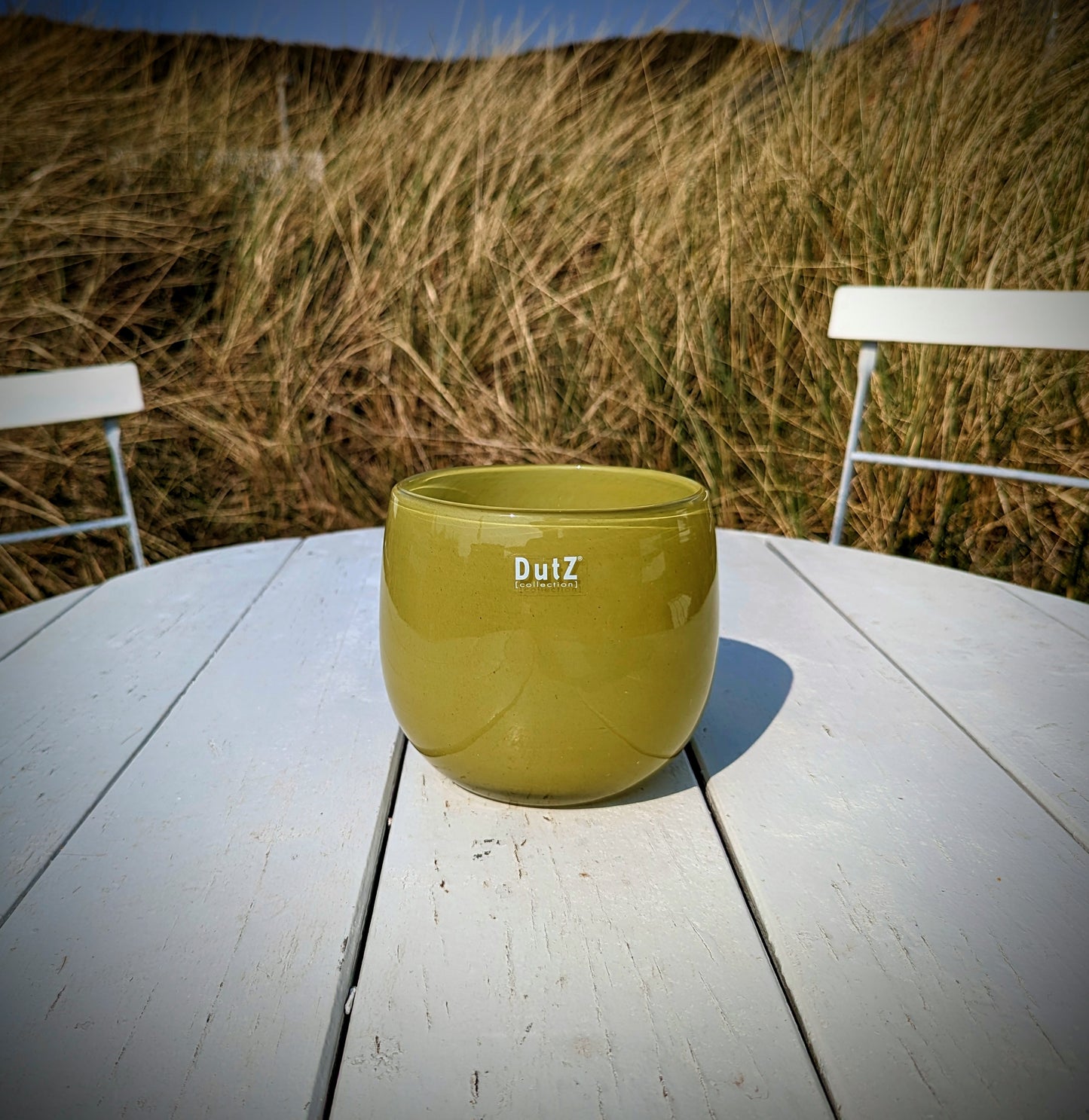 DutZ Vase · Solifleur | POT · Mustard