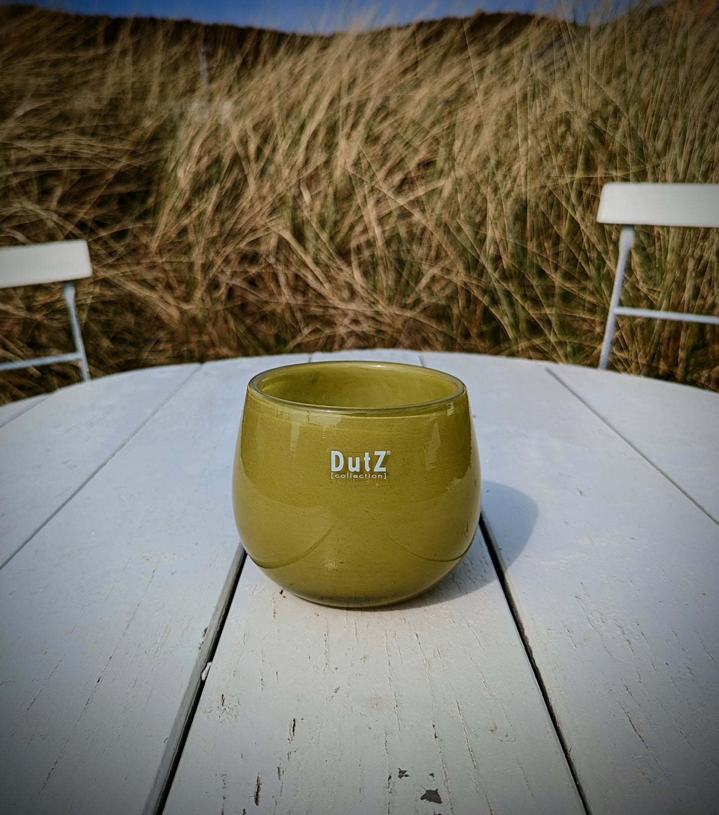 DutZ Vase · Solifleur | POT · Mustard