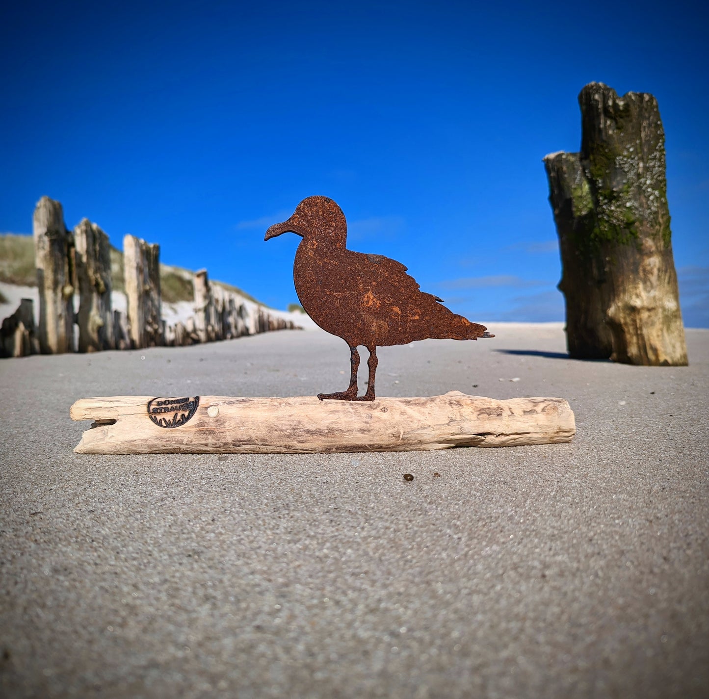 Driftwood Skulpturen  "Möwe Kalle"