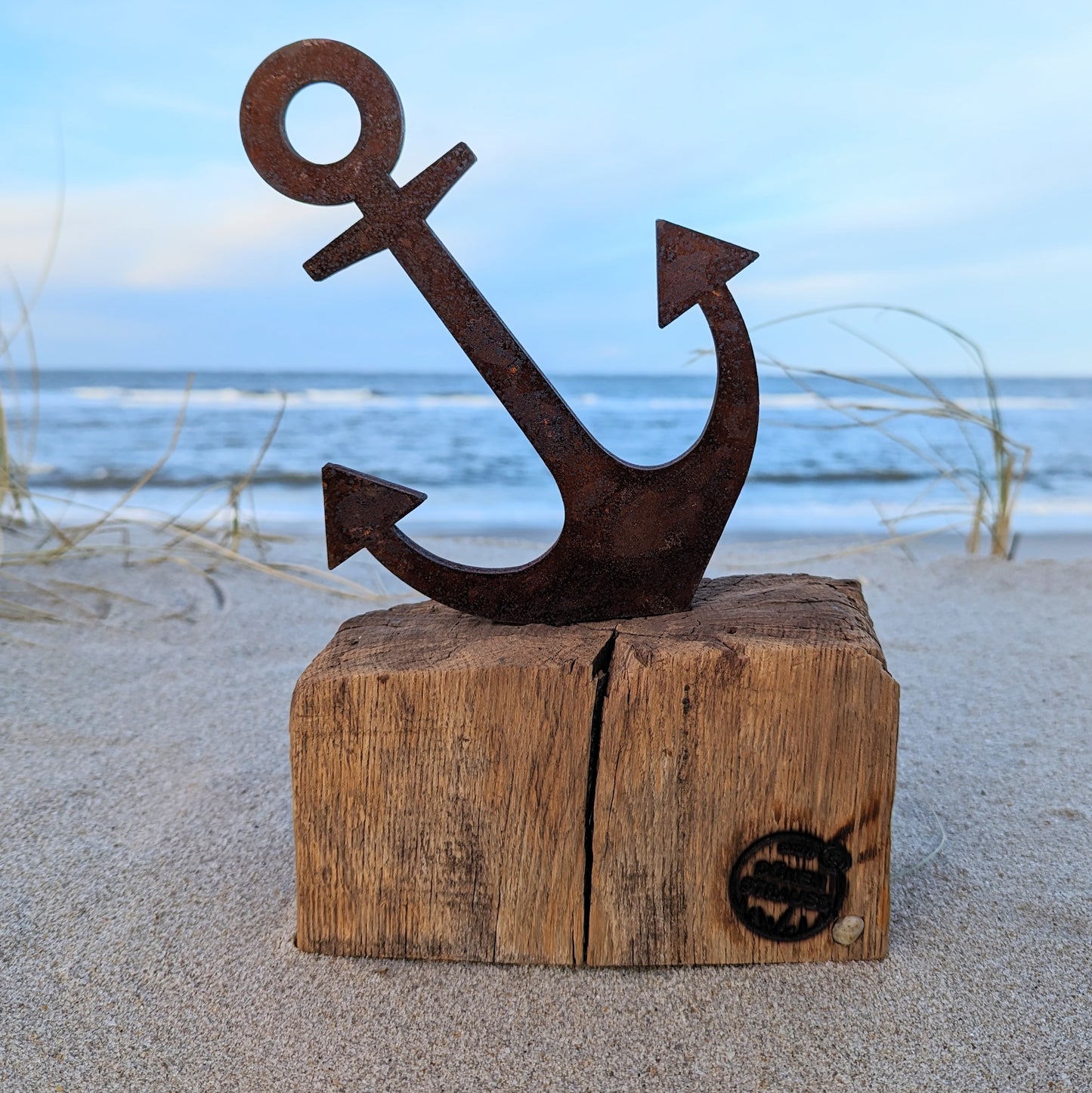 Driftwood "Anker" Skulptur