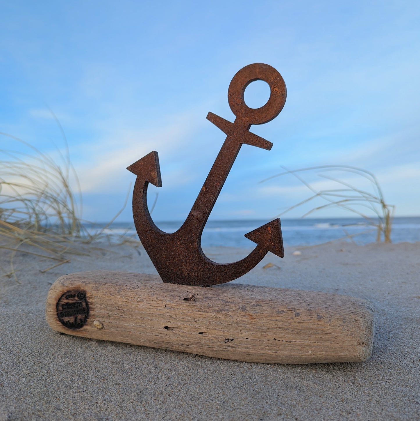Driftwood "Anker" Skulptur