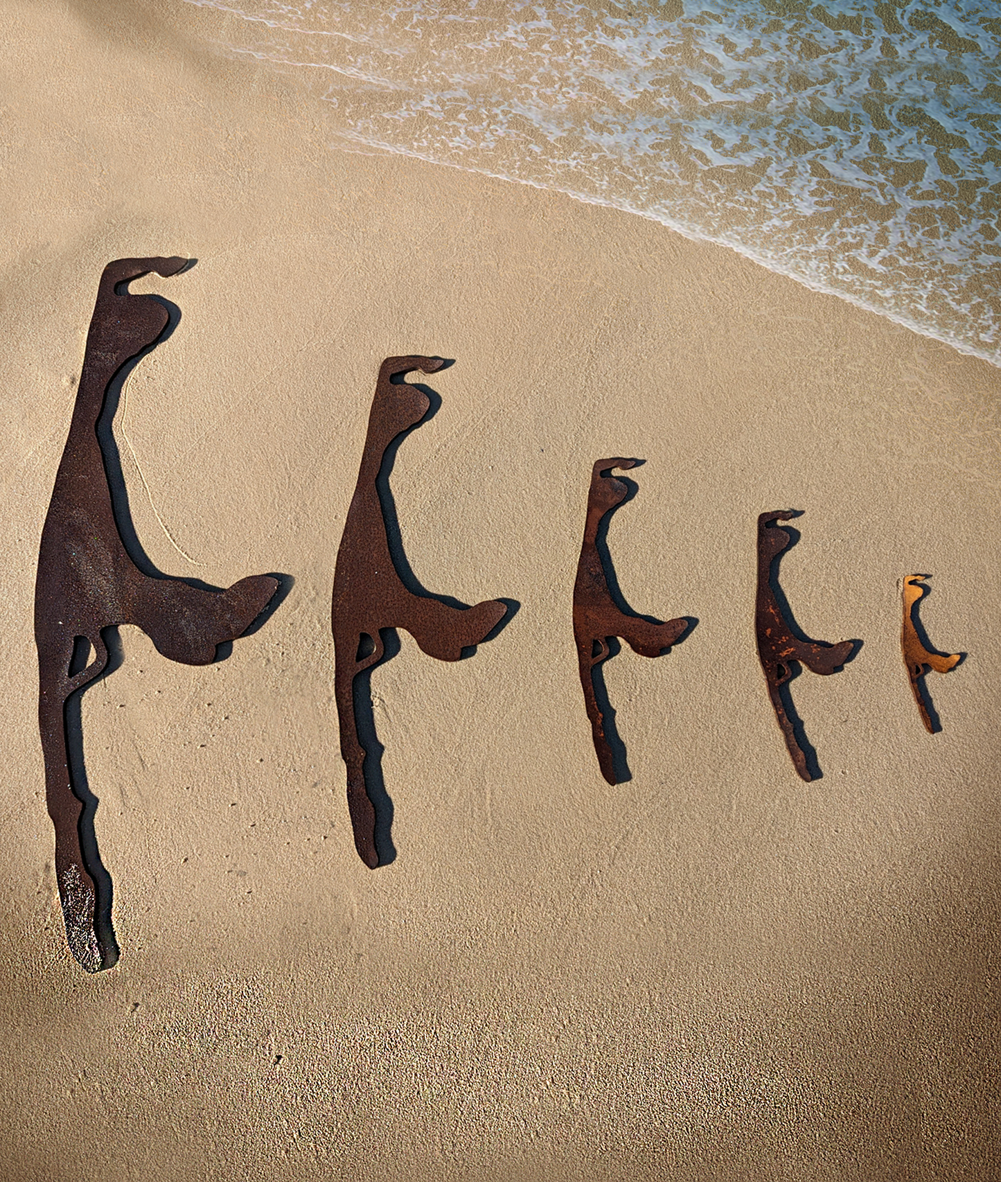 Insel Sylt ∞ Die Silhouette mit Edelrost
