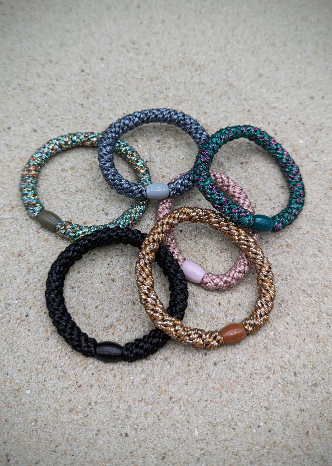 KKNEKKI Haar & Armbänder | Glitter