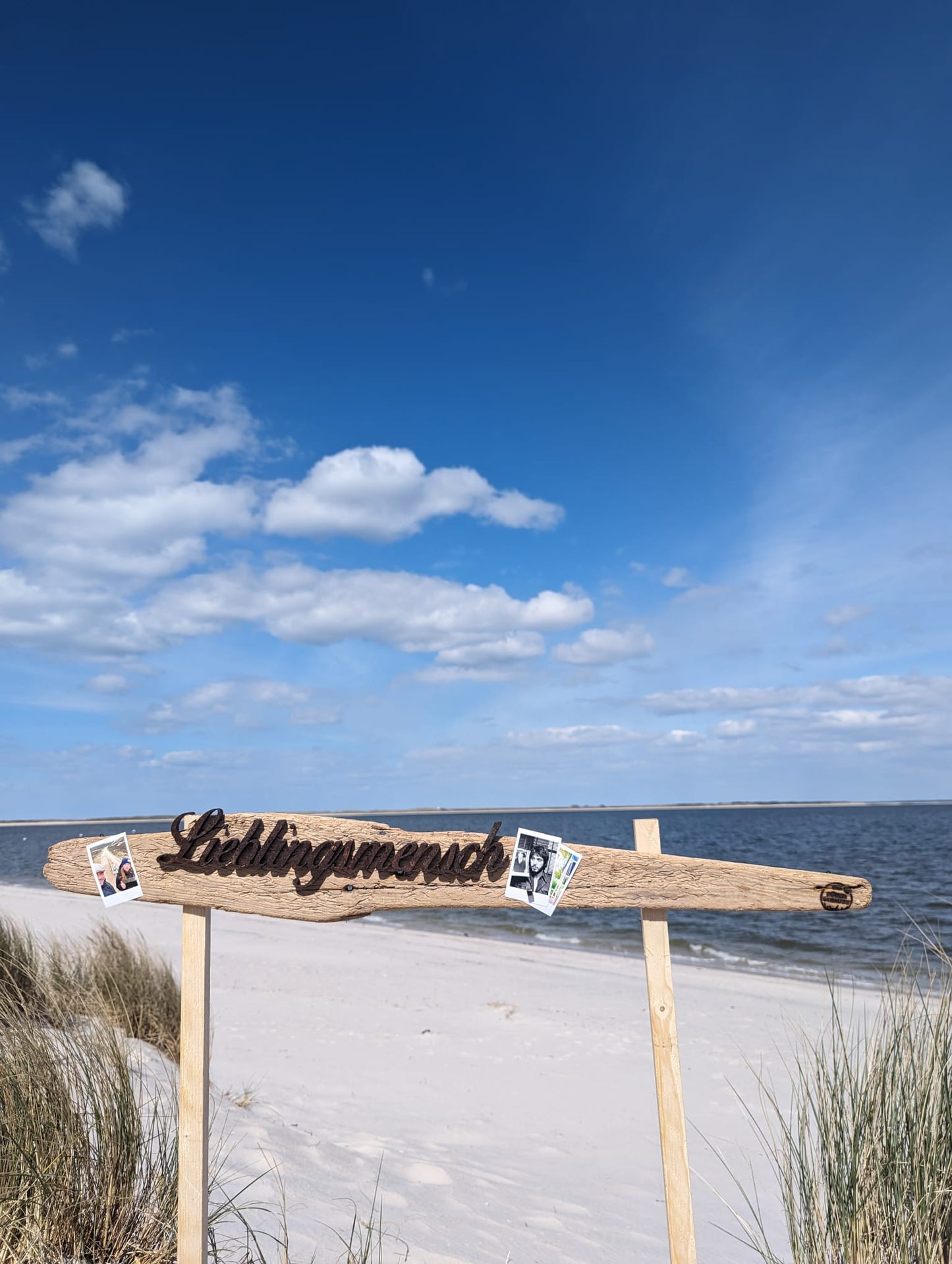 Driftwood-Schild "Lieblingsmenschen" Foto-Board