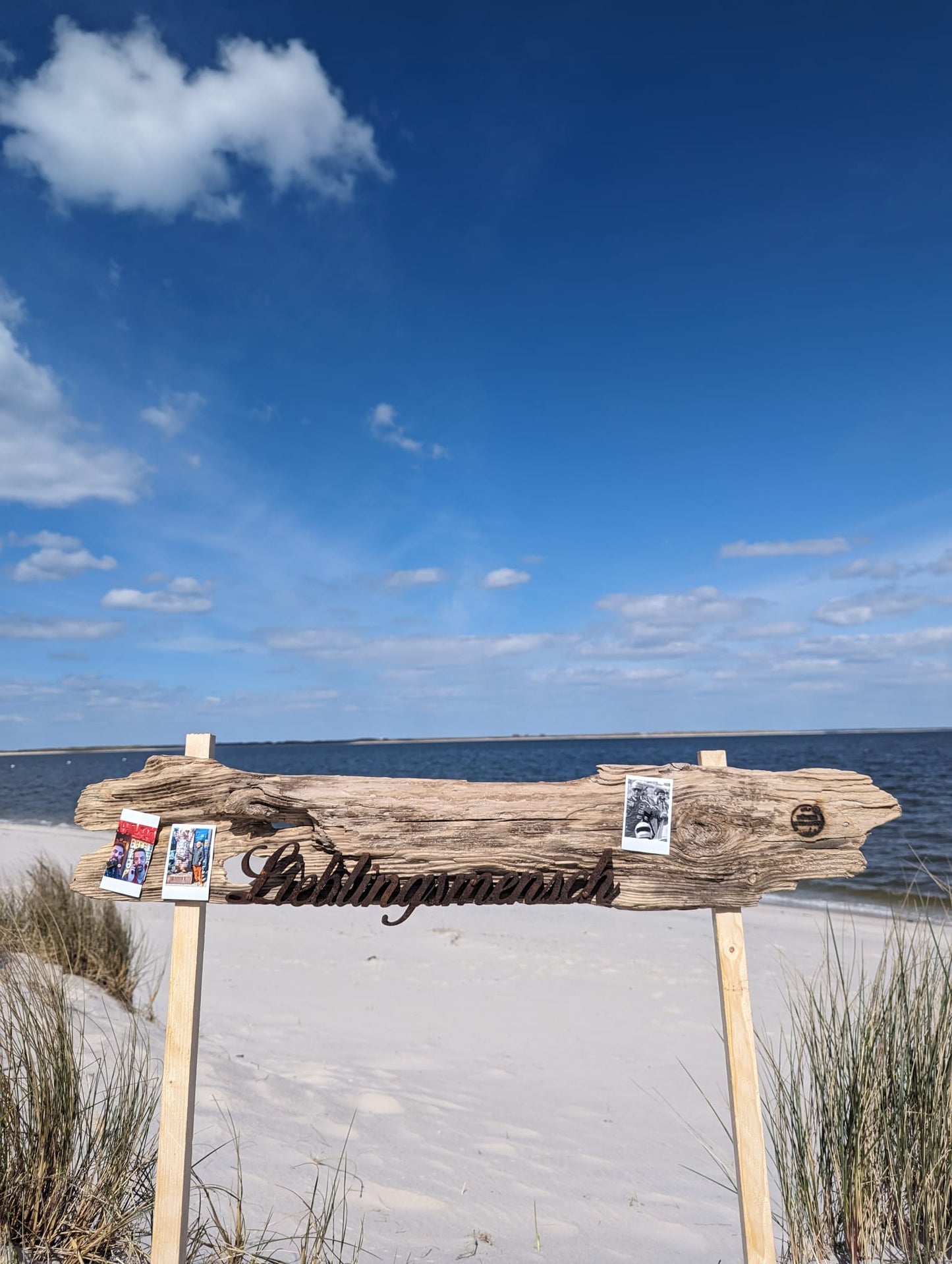 Driftwood-Schild "Lieblingsmenschen" Foto-Board