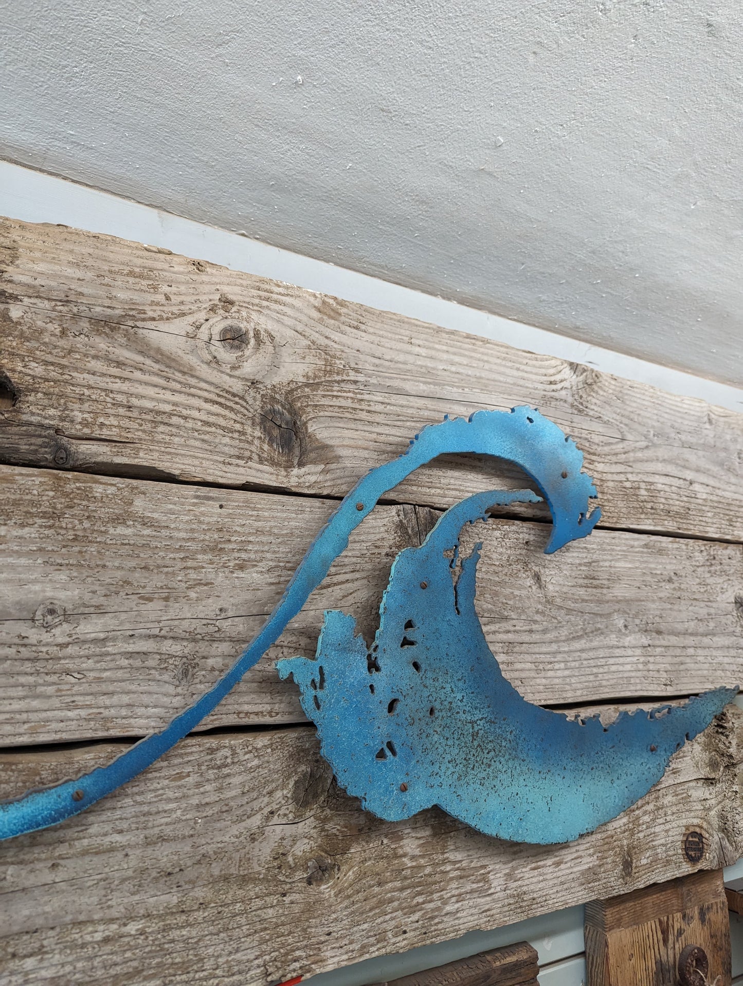 Driftwood-Welle Lampe
