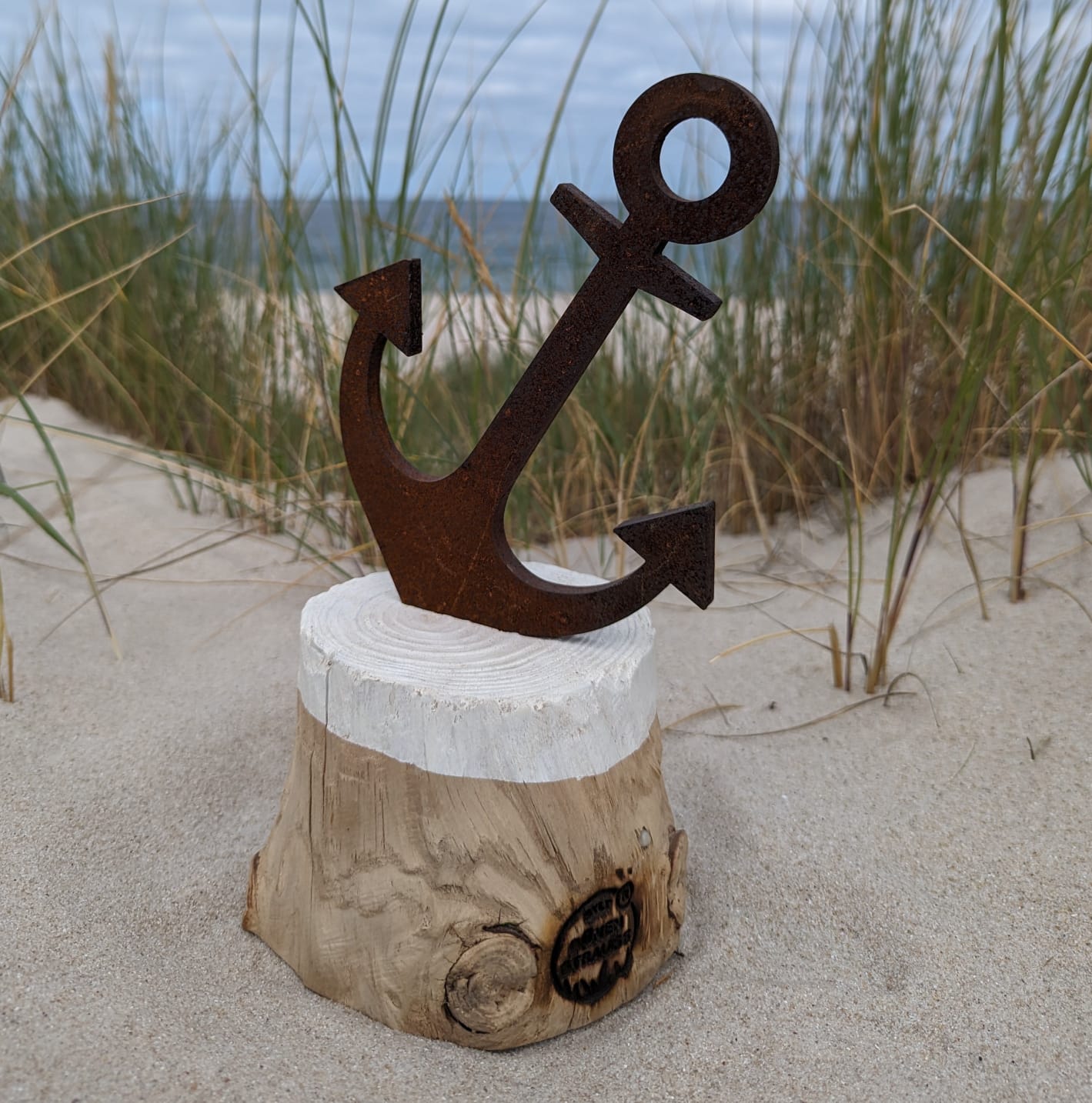 Driftwood "Anker" Skulptur