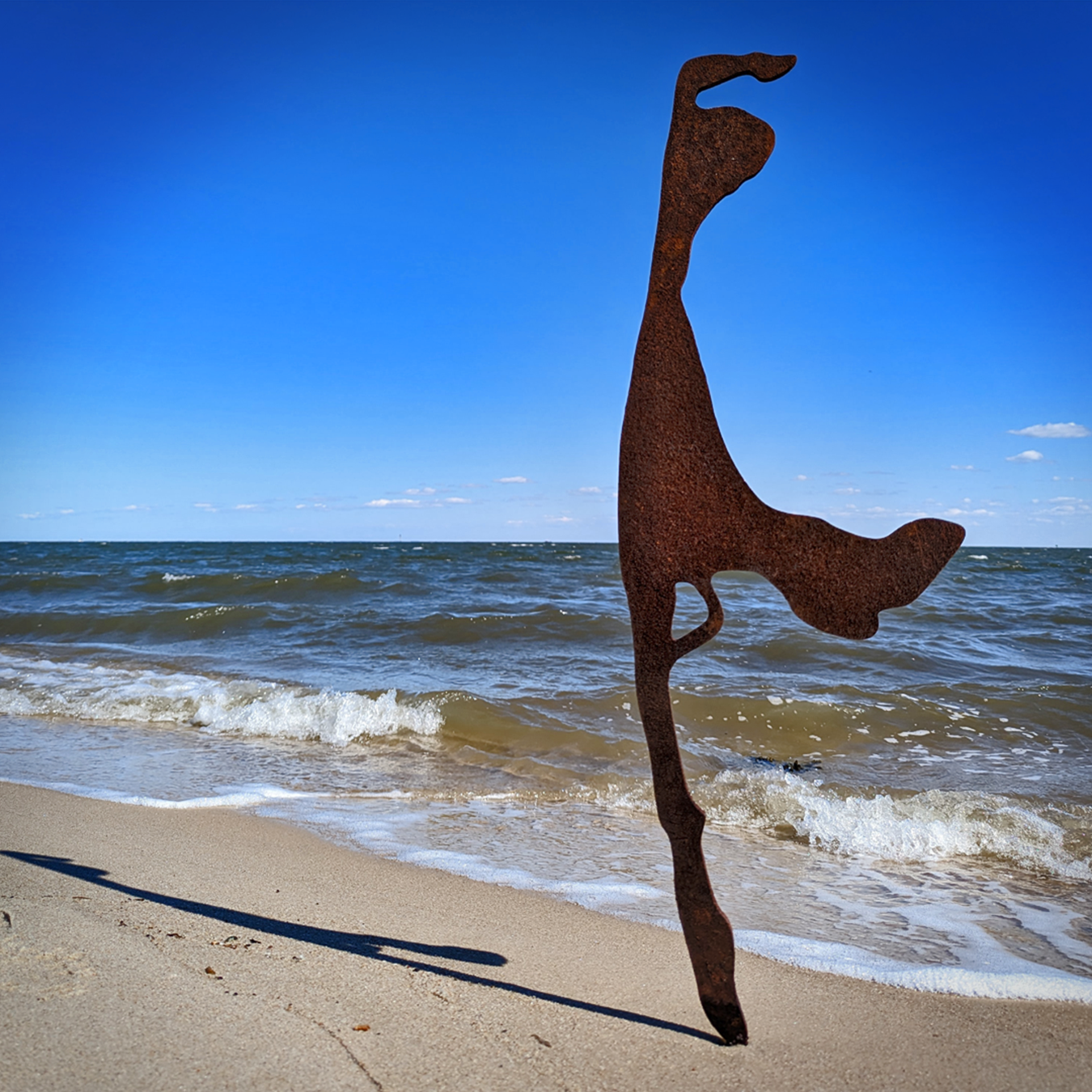 Insel Sylt · Die Silhouette mit Edelrost zum Stecken