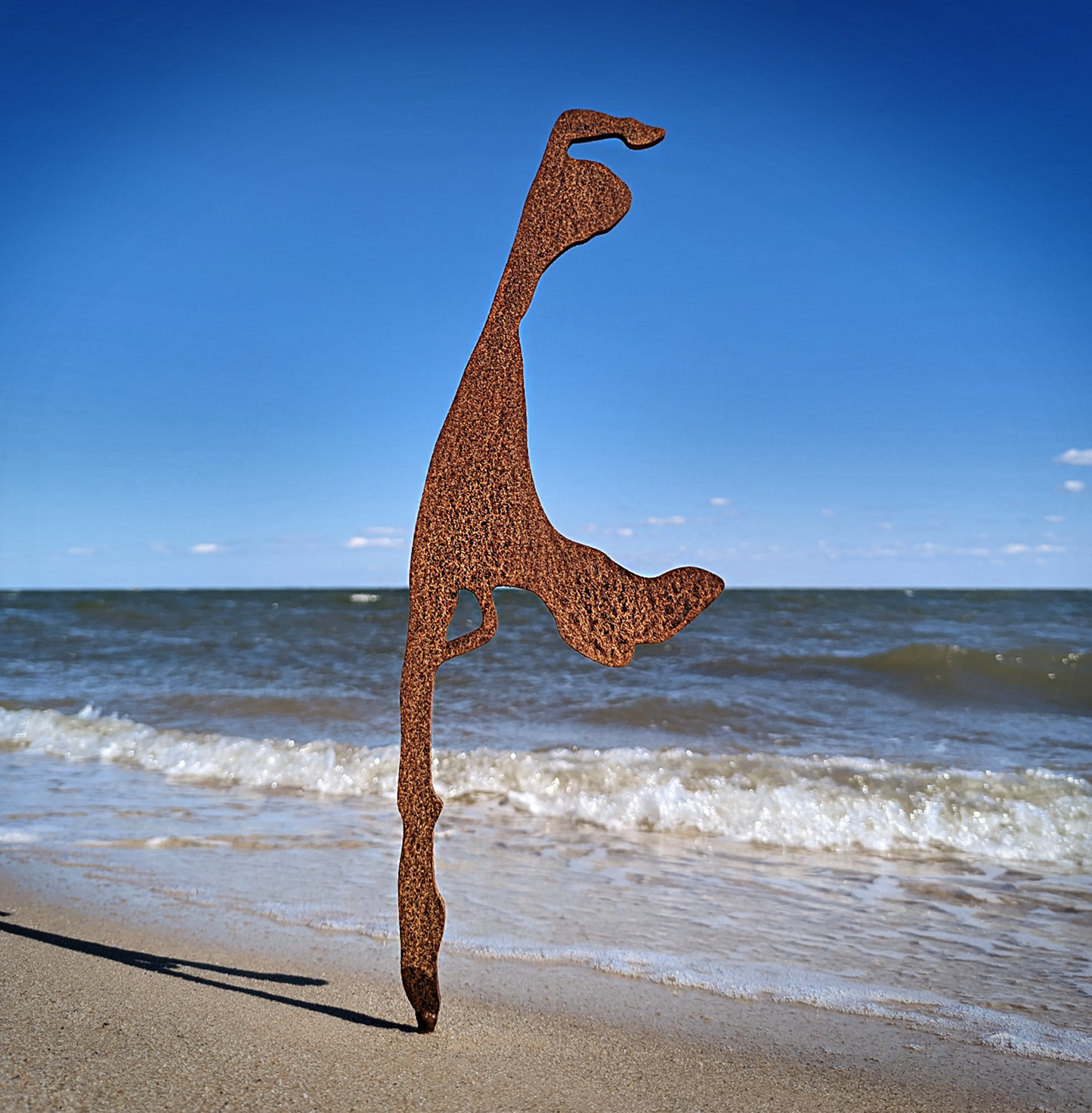 Insel Sylt · Die Silhouette mit Edelrost zum Stecken