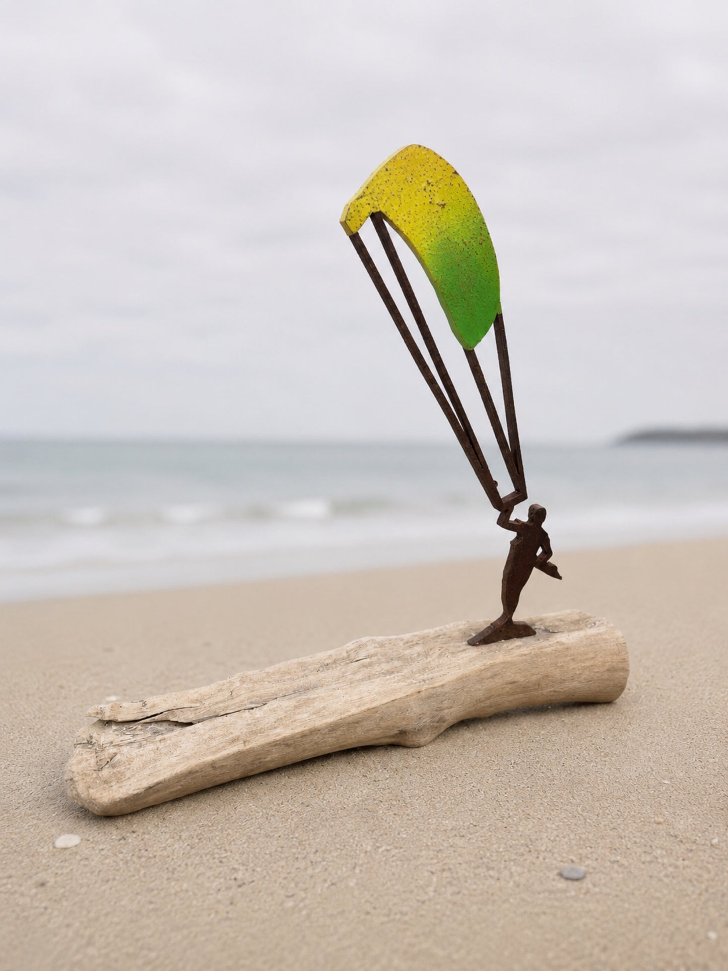 Driftwood Skulptur „Wellenreiter🏄, Kiter, Surfer, Wingfoiler, Kids & mehr...
