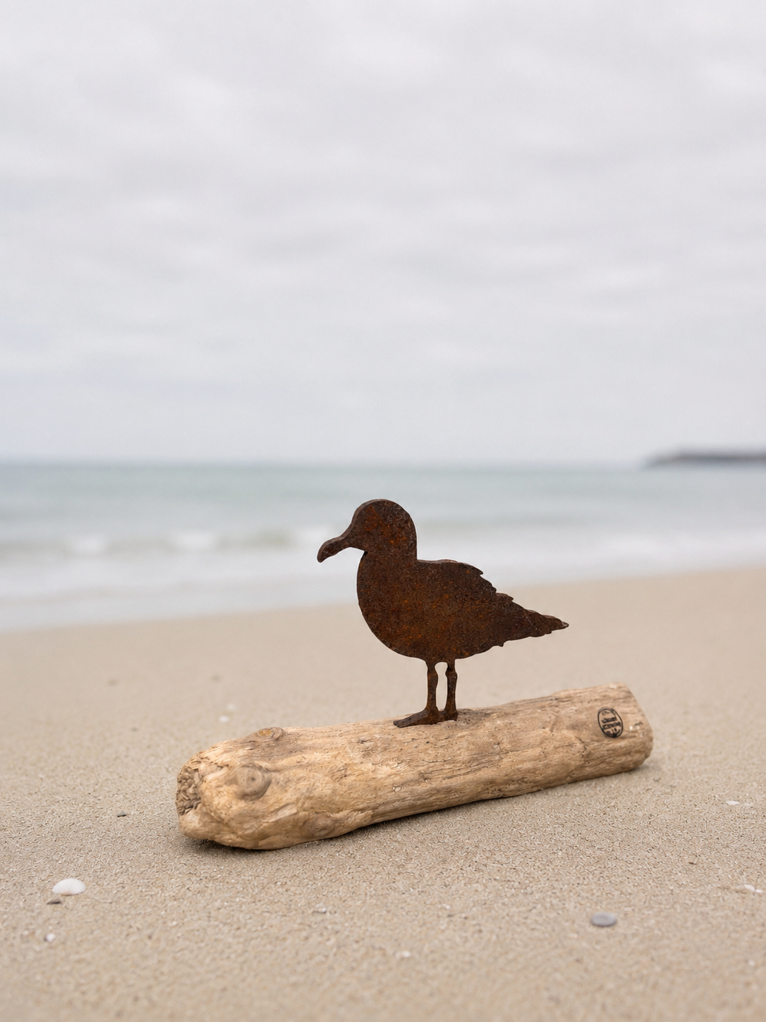 Driftwood Skulptur „Möwe Kalle“