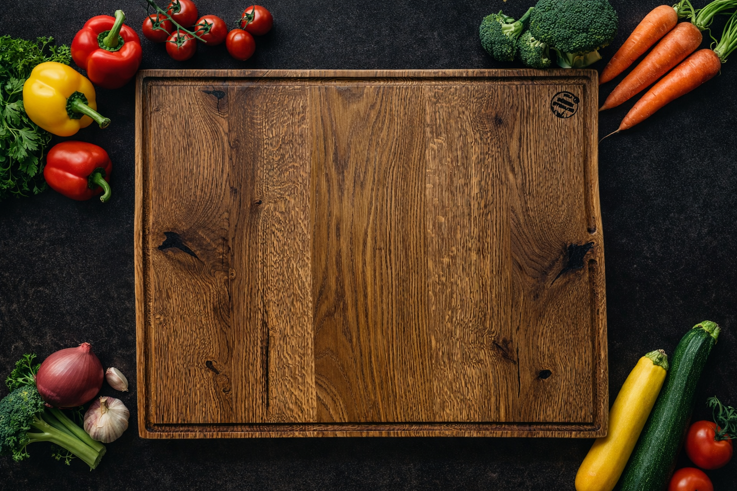 Sylter Bohlen – Schneide- & Servierbretter aus massiver, geräucherter Wildeiche