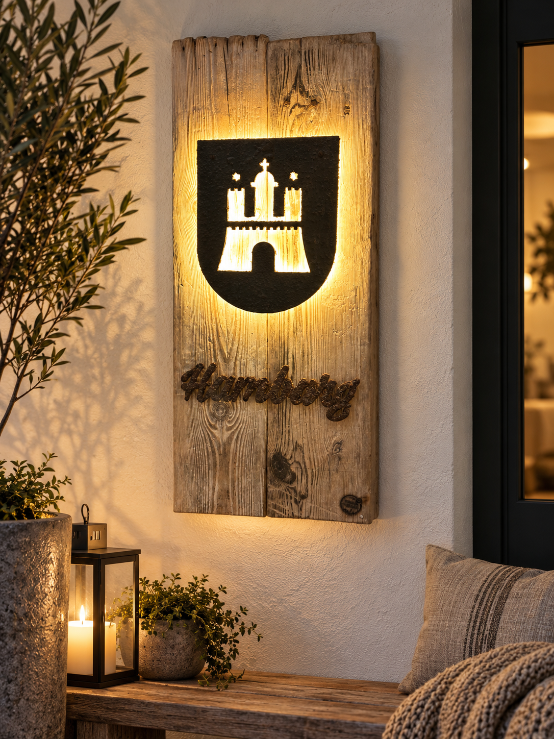Driftwood-Lampe „Hamburg“