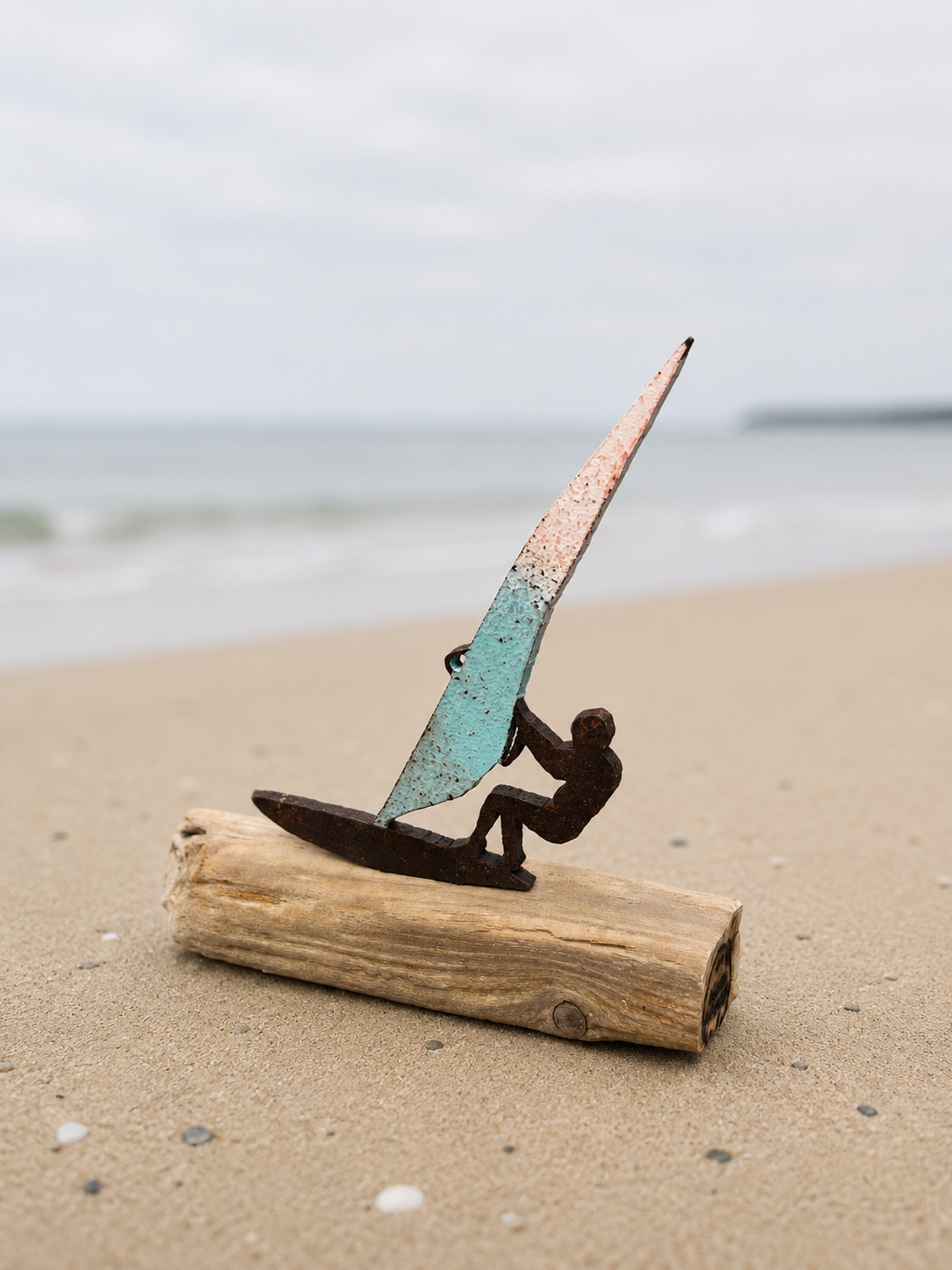 Driftwood Skulptur „Wellenreiter🏄, Kiter, Surfer, Wingfoiler, Kids & mehr...