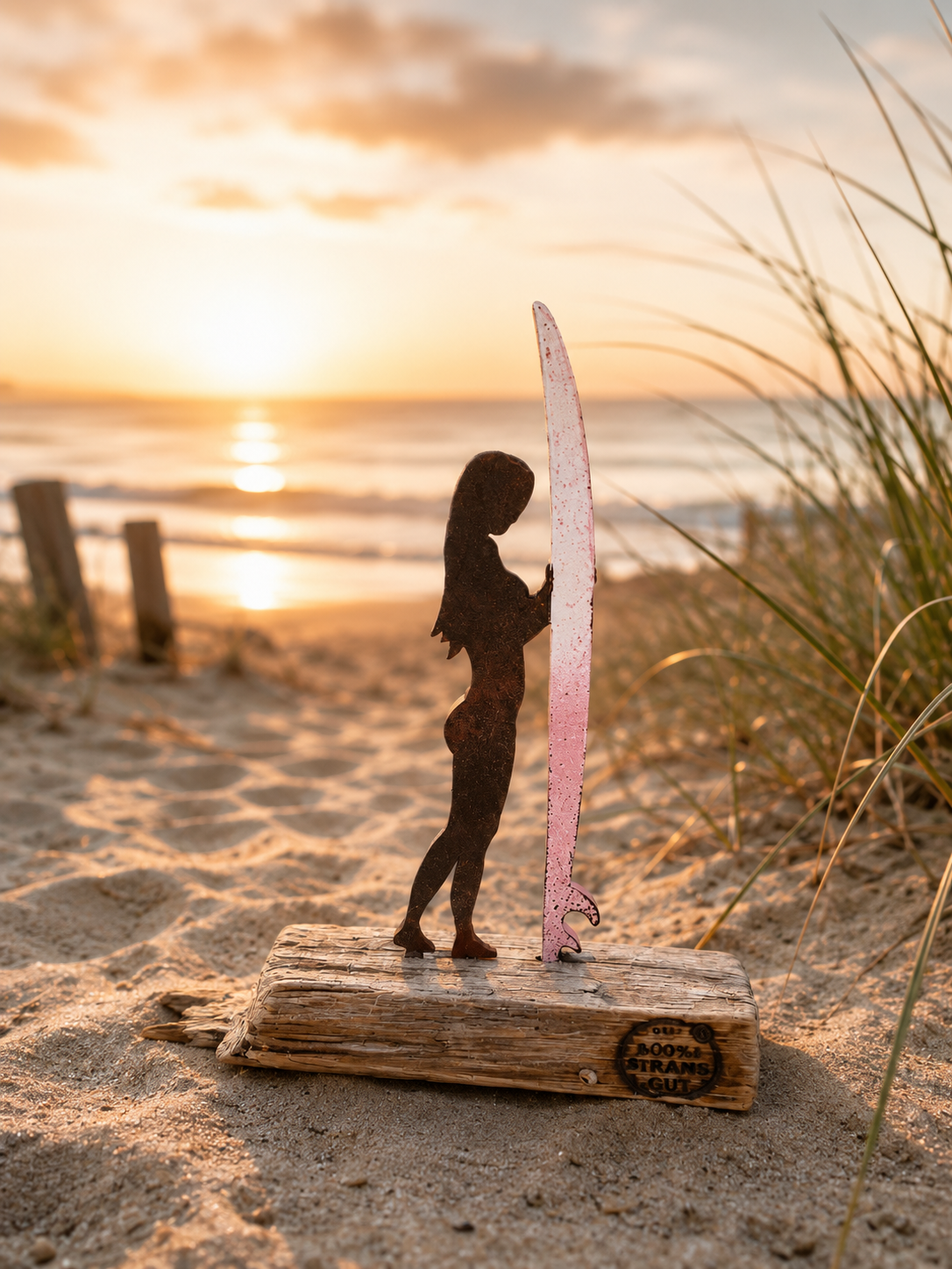 Driftwood Skulptur „Wellenreiter🏄, Kiter, Surfer, Wingfoiler, Kids & mehr...