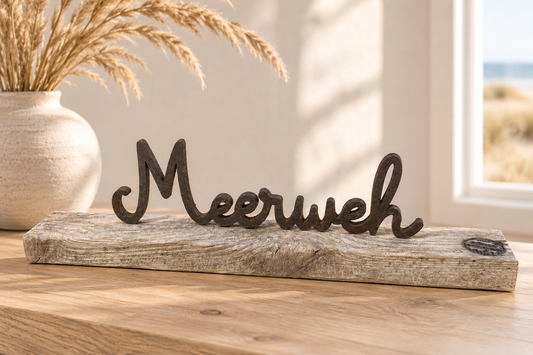 🌊 Driftwood Skulptur „Meerweh“  •  Wenn das Herz nach Küste ruft
