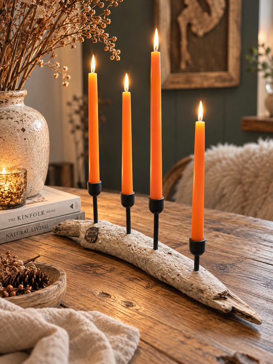 Driftwood • Teelicht-Buhnen • Kerzenständer – Dünenstrauss Sylt