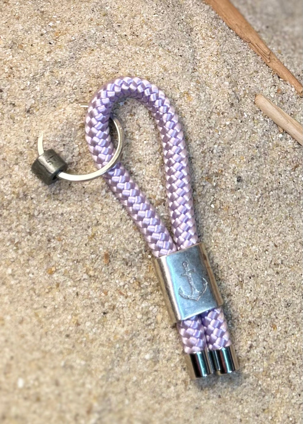 Segeltau Schlüsselanhänger Mini · Anker -Schiebhülse