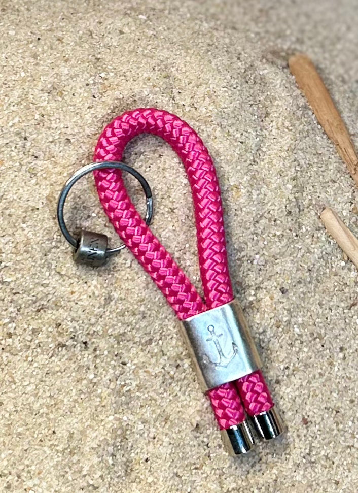 Segeltau Schlüsselanhänger Mini · Anker -Schiebhülse