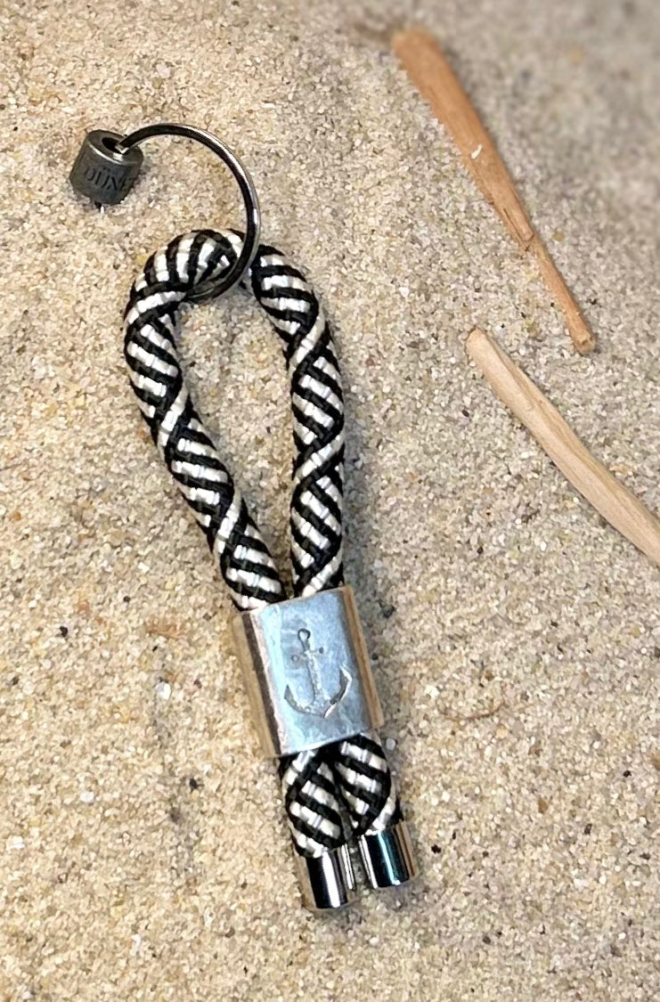 Segeltau Schlüsselanhänger Mini · Anker -Schiebhülse
