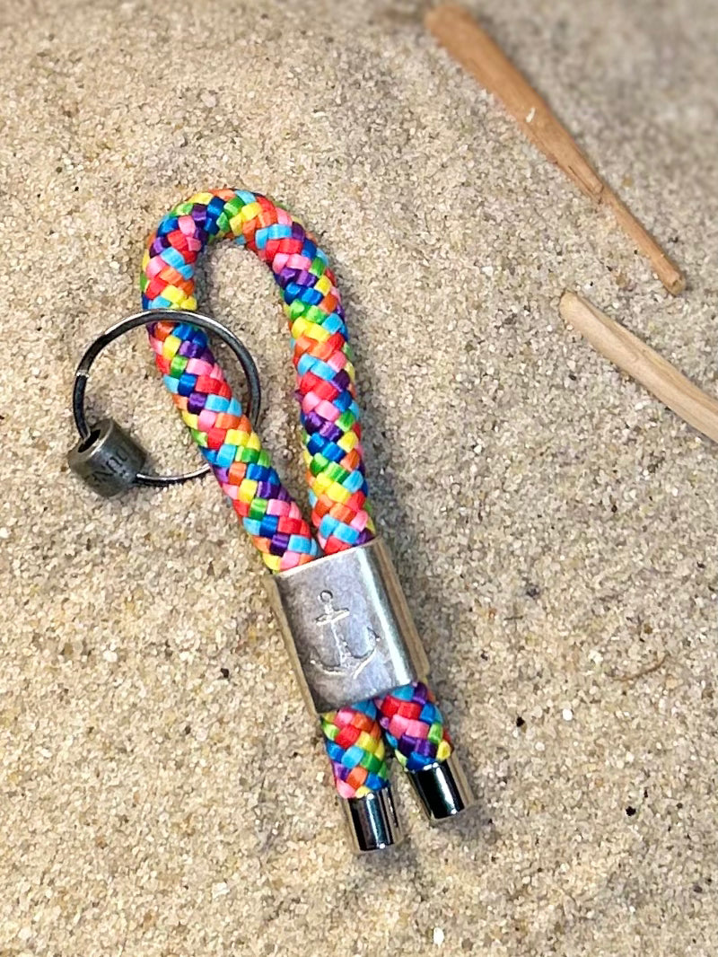 Segeltau Schlüsselanhänger Mini · Anker -Schiebhülse