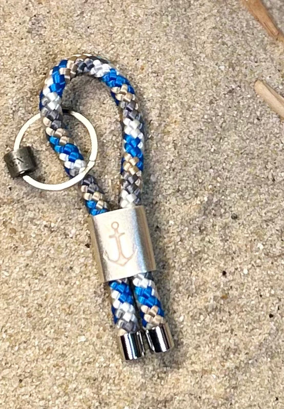 Segeltau Schlüsselanhänger Mini · Anker -Schiebhülse
