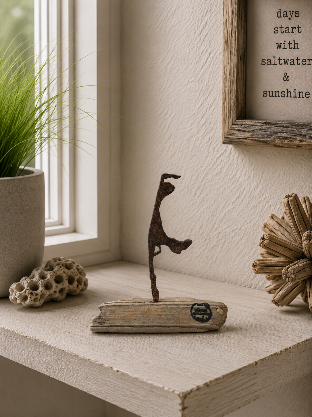 Tiny Driftwood Skulptur „Sylt“ – klein, fein, nordisch echt