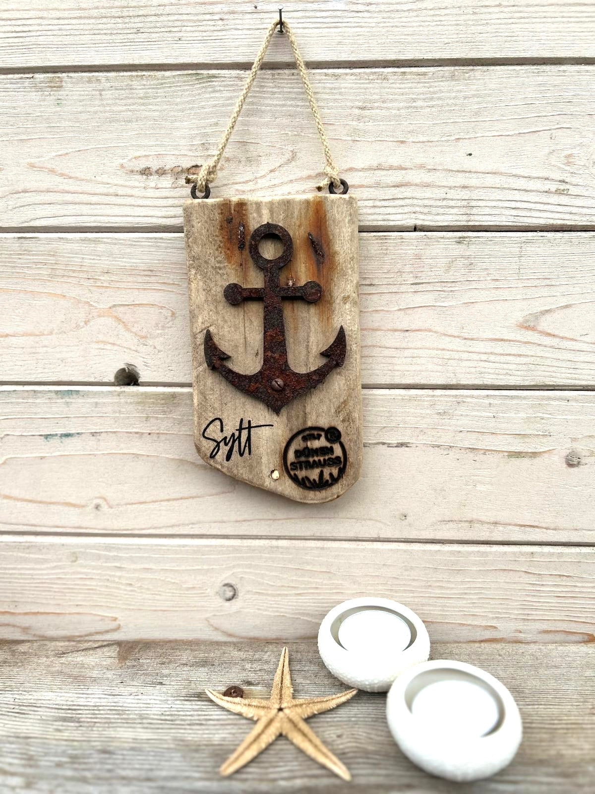 Driftwood-Schild • ⚓️ Anker