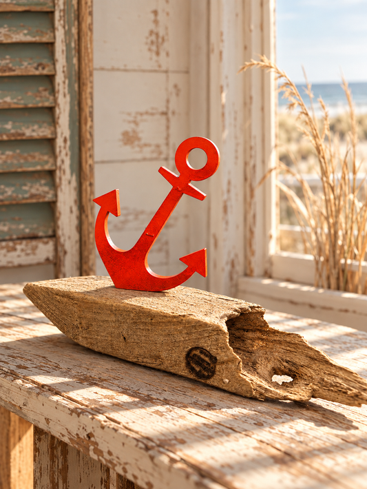 Driftwood Skulptur "Anker"
