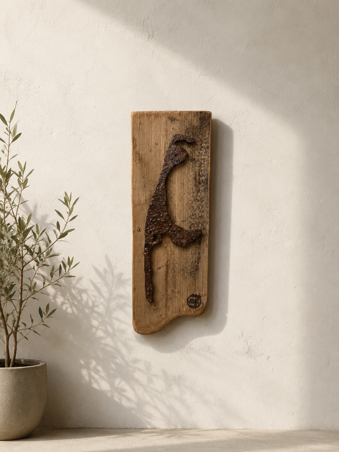 Driftwood Schilder mit "Barnacles"